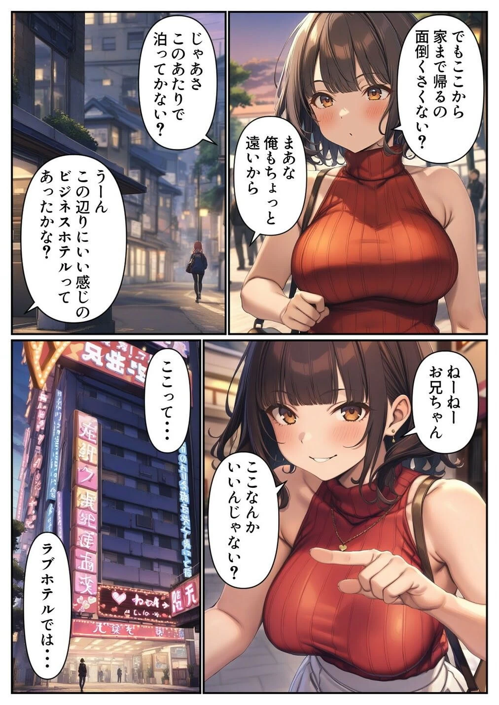 d_382559 | 出会い系アプリで妹と出会ってしまった件【パルテノンの宴】 - サンプル画像2