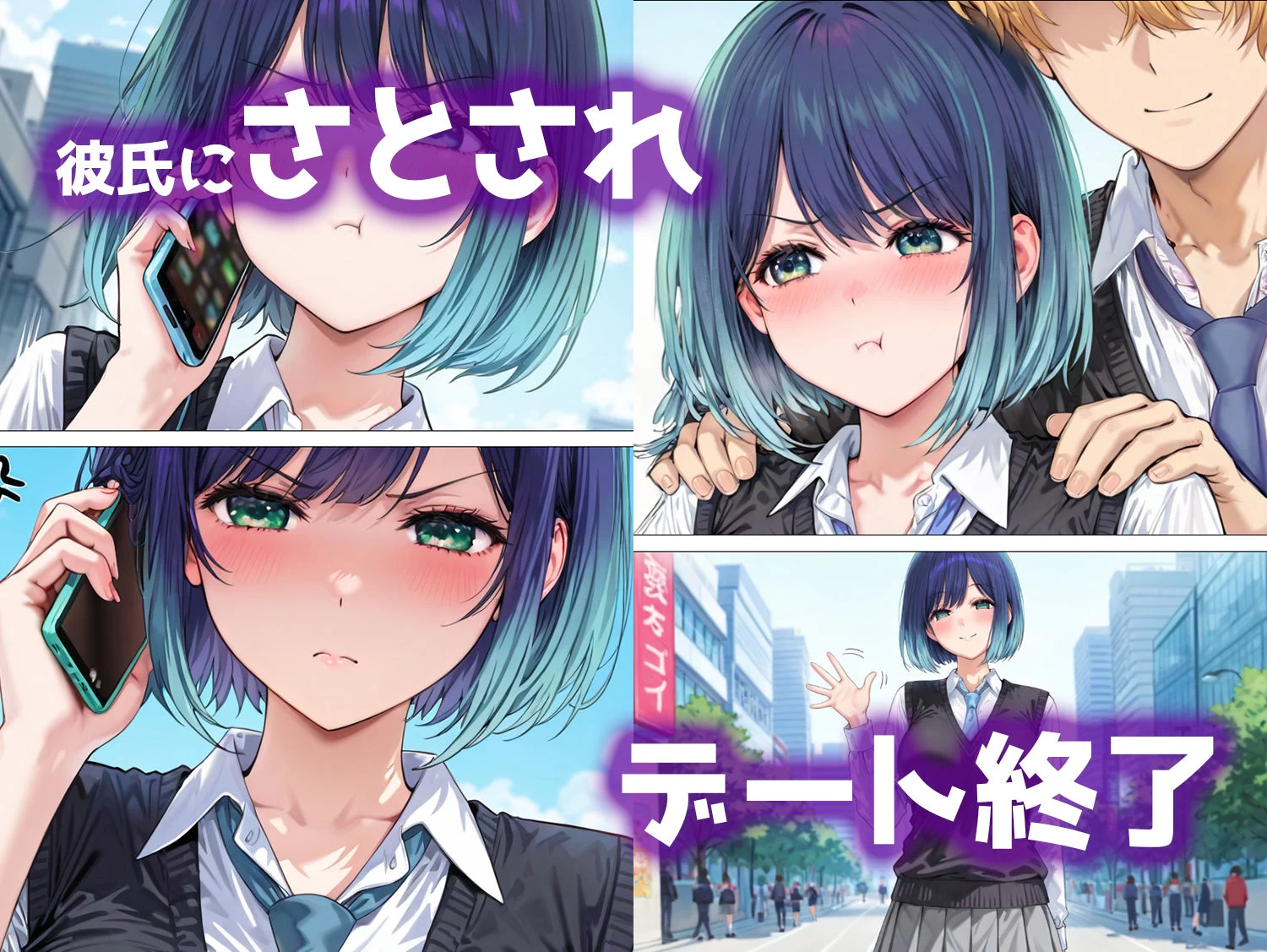 d_489441 | デート没収・分からせ調教 アカネ編 〇〇からの呼び出し【AI魔法おじさん】 - サンプル画像2