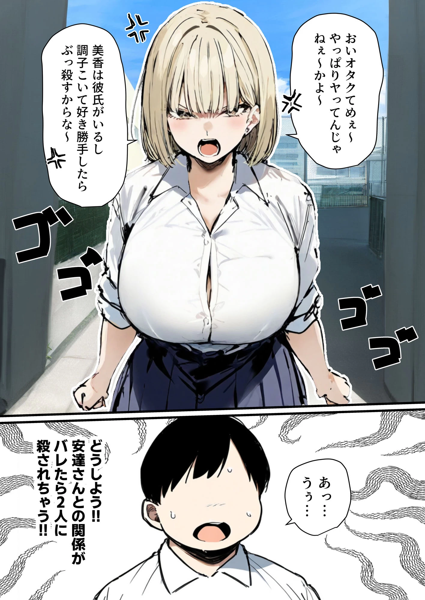 d_502098 | 彼氏と喧嘩するたびに僕のチンポでオナニーするギャル2【たまごやき】 - サンプル画像3