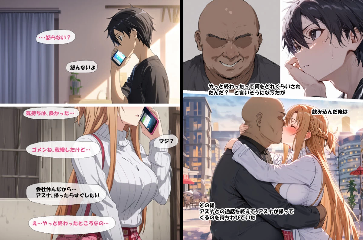 d_505089 | 寝取られ堕ちるヒロイン SA〇 アスナ3 -借金で嫁を貸出す話-【零の旅人】 - サンプル画像5