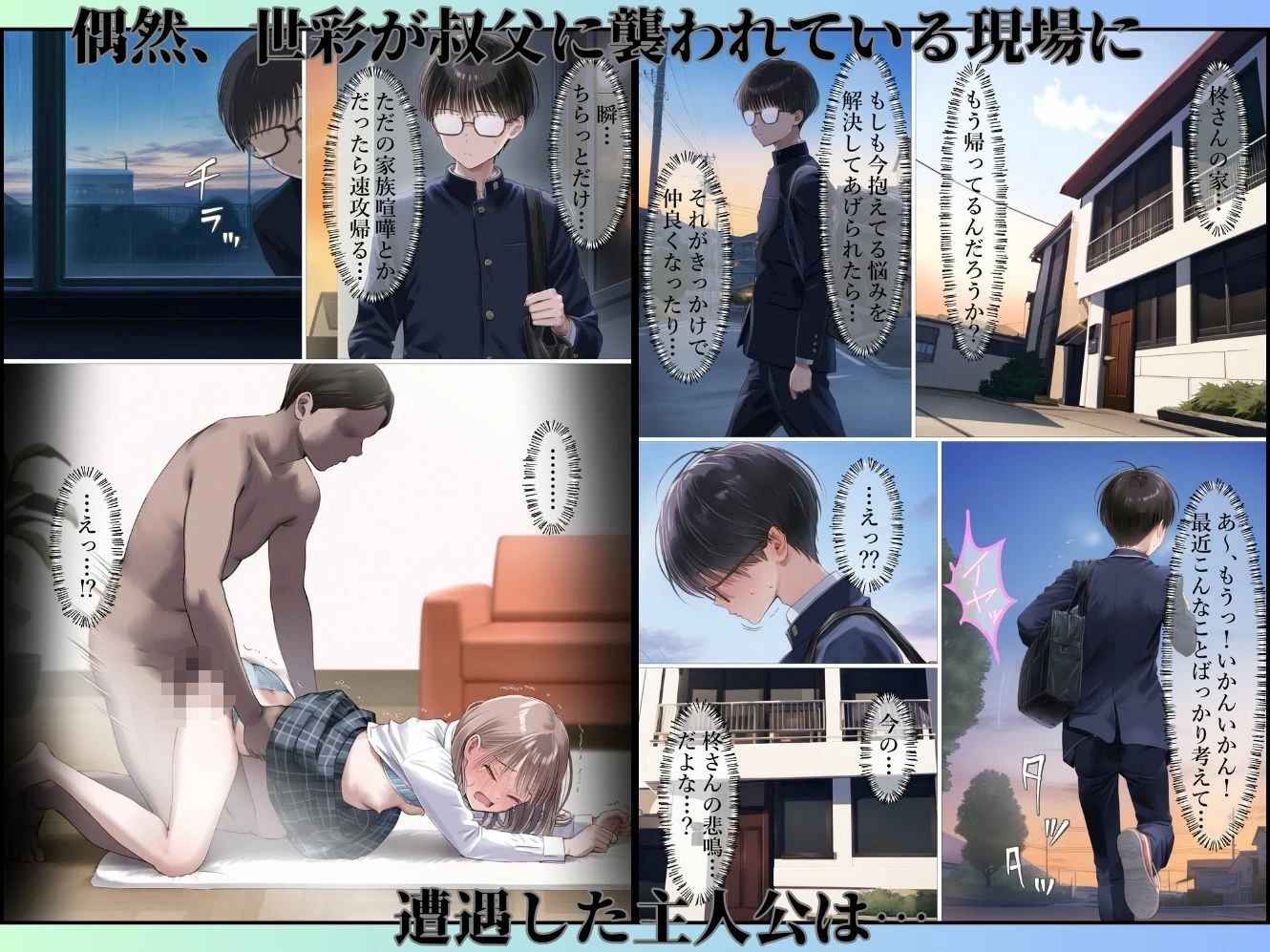d_513800 | 幼馴染が無理やりSEXさせられてるとこに遭遇したら【むほー地帯】 - サンプル画像5