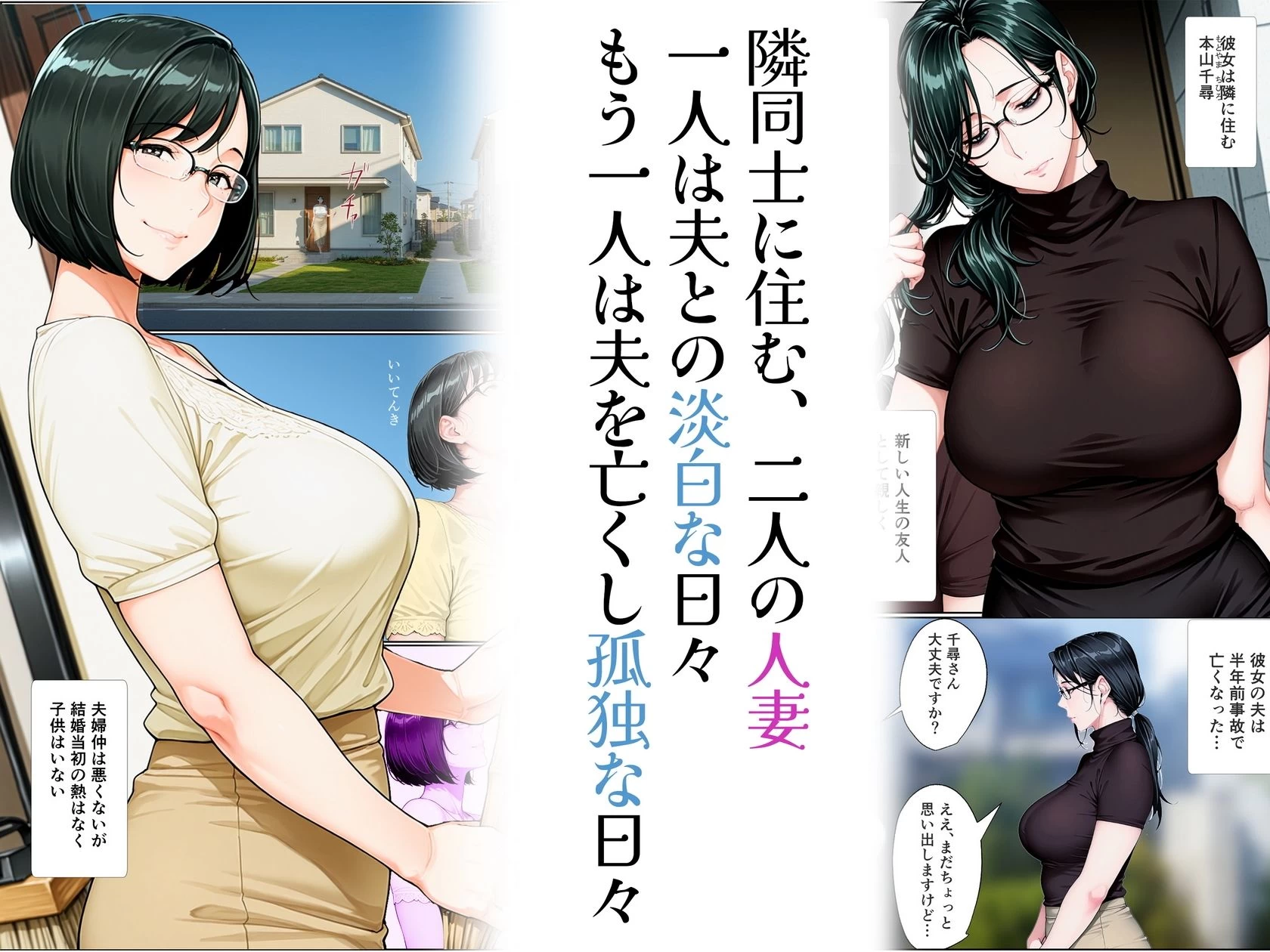 d_527230 | 不貞妻つながり【AI-jison】 - サンプル画像1