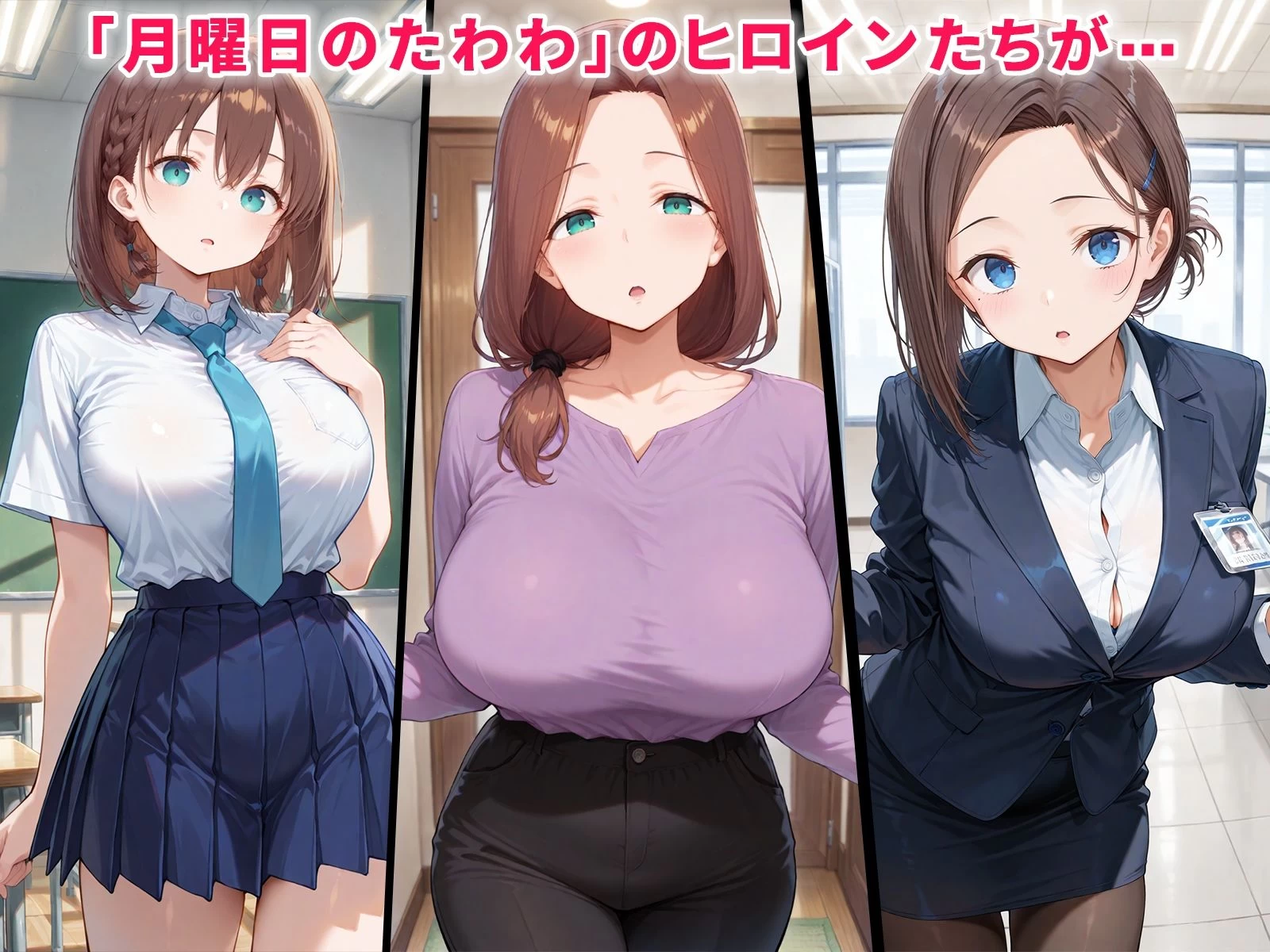 d_586315 | 催●支配されたたわわ女子〜全員寝取られ・孕ませ〜【ぶるーと】 - サンプル画像1