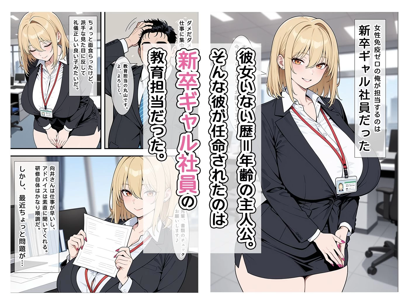 d_596291 | あざとい系新卒ギャルにガチ恋されてしまった話【ベビーリーフ工房】 - サンプル画像1