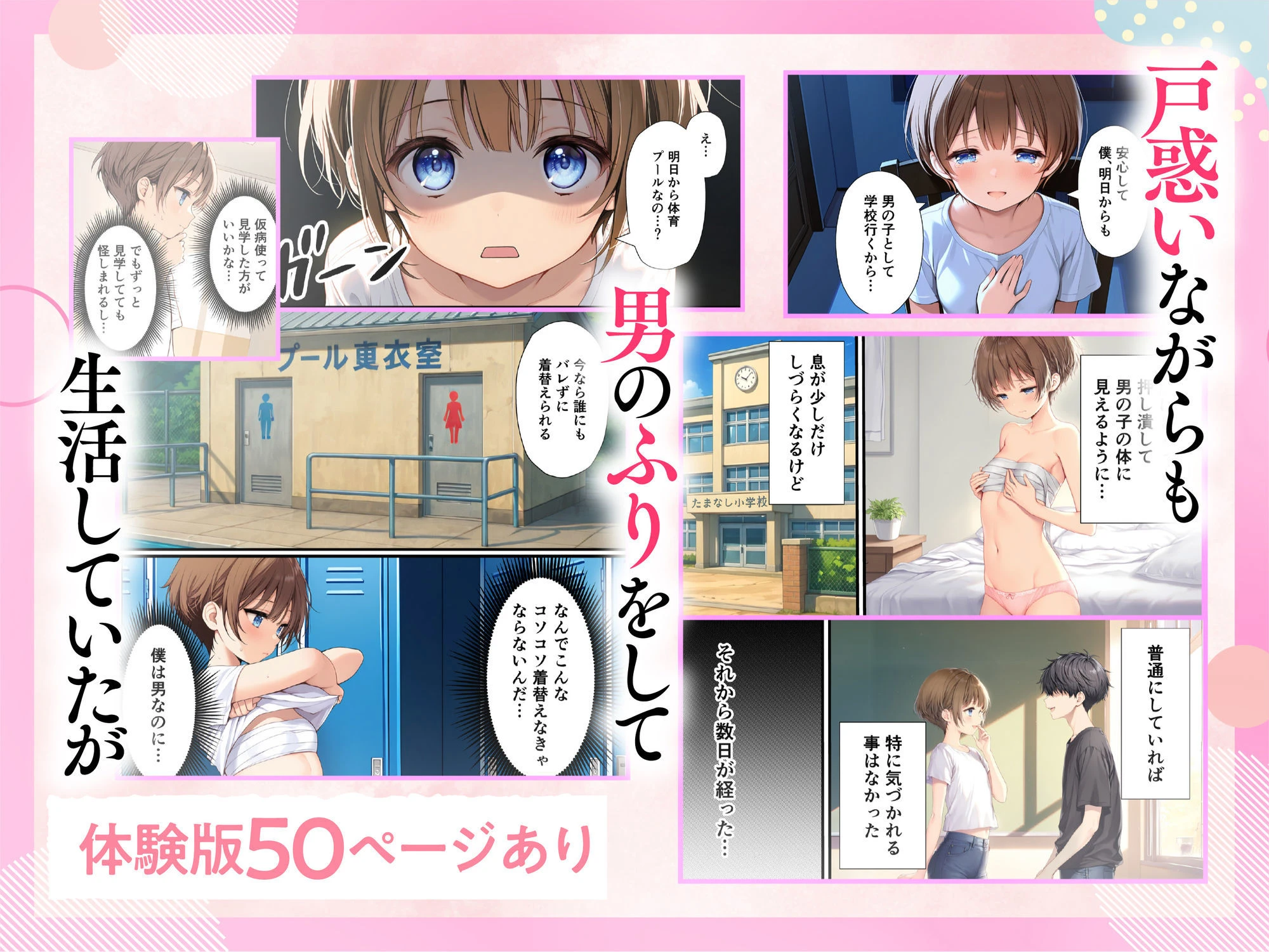 d_599071 | 子宮誕生〜女の子になった体でセックスに溺れる学校生活〜【悪魔ほろほろ】 - サンプル画像2