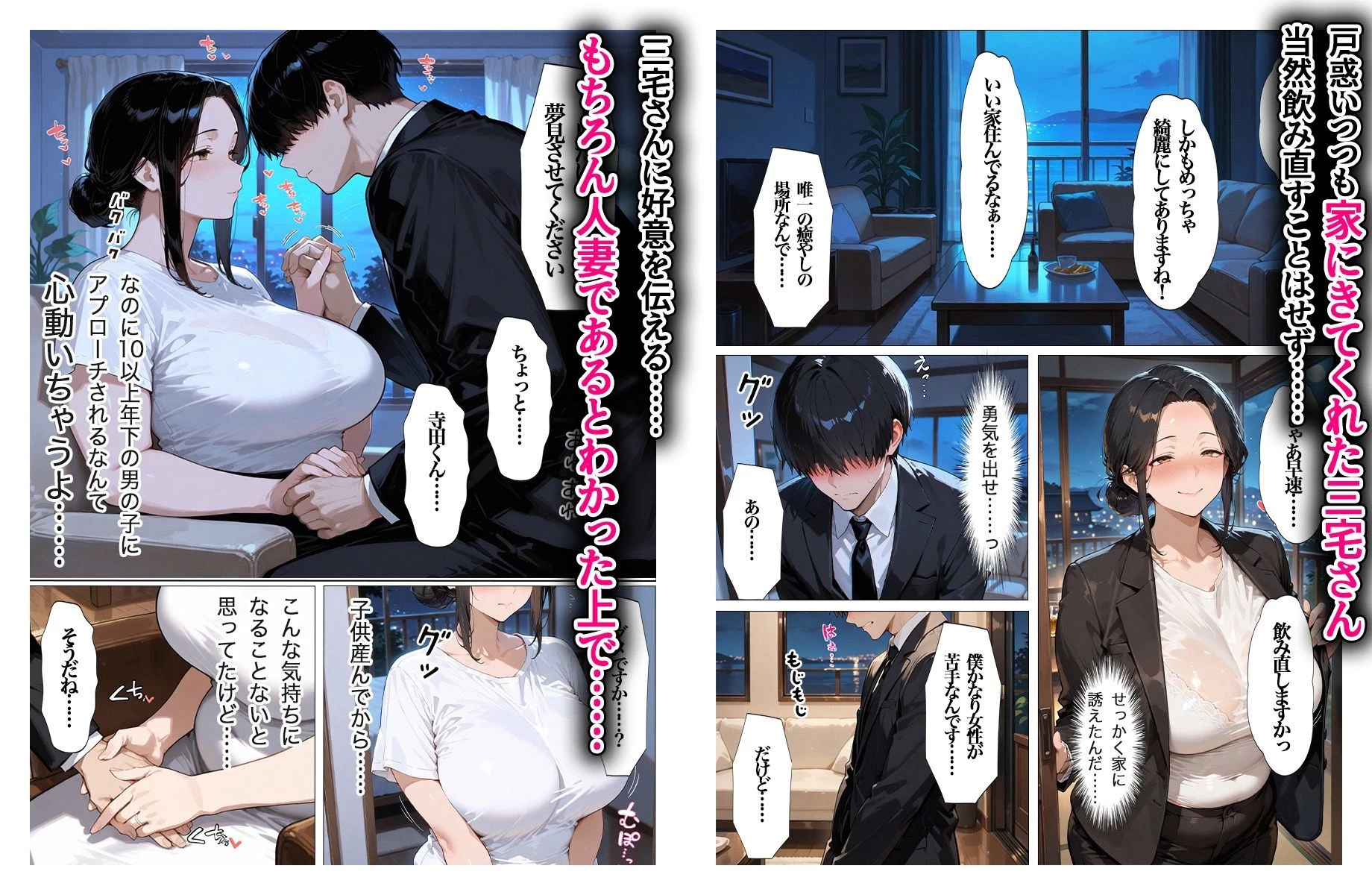 d_601886 | むちむちパート主婦の主婦の教育係になりました 女嫌いの俺がむちむちパート主婦の教育係になった結果人妻と知りながら恋をしてしまい、家に連れ込んで【すぷらっしゅまうんてん】 - サンプル画像6