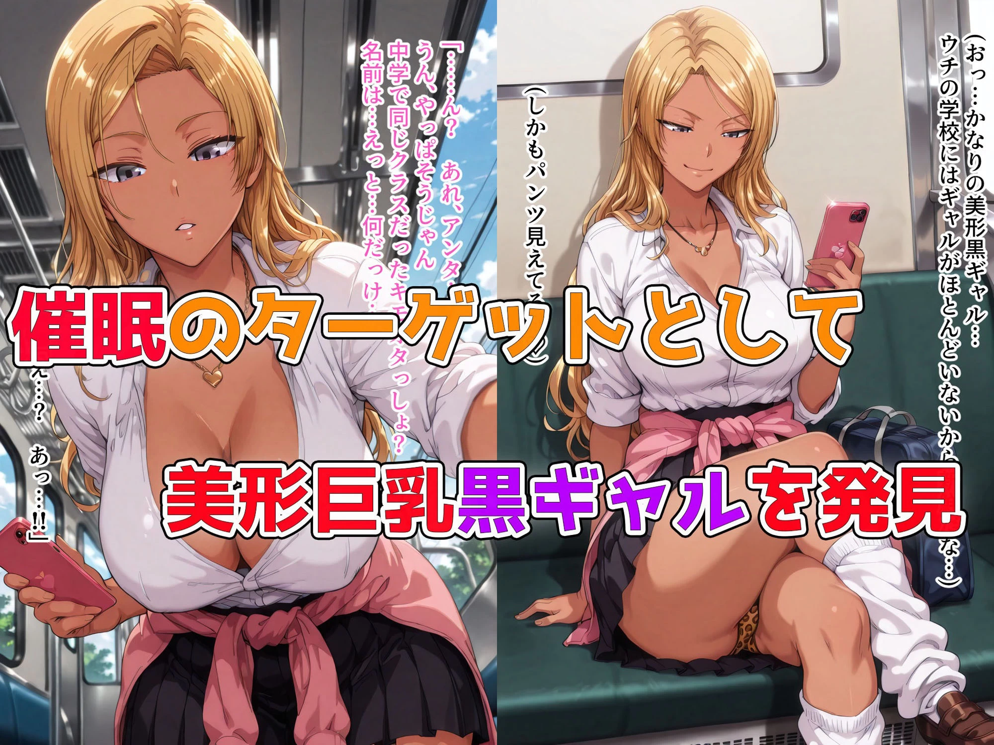 d_608423 | 僕の催●ハーレム2.5 〜僕をいじめていた生意気巨乳黒ギャルに催●かけて復讐中出し〜【ひげんじつ倶楽部】 - サンプル画像2