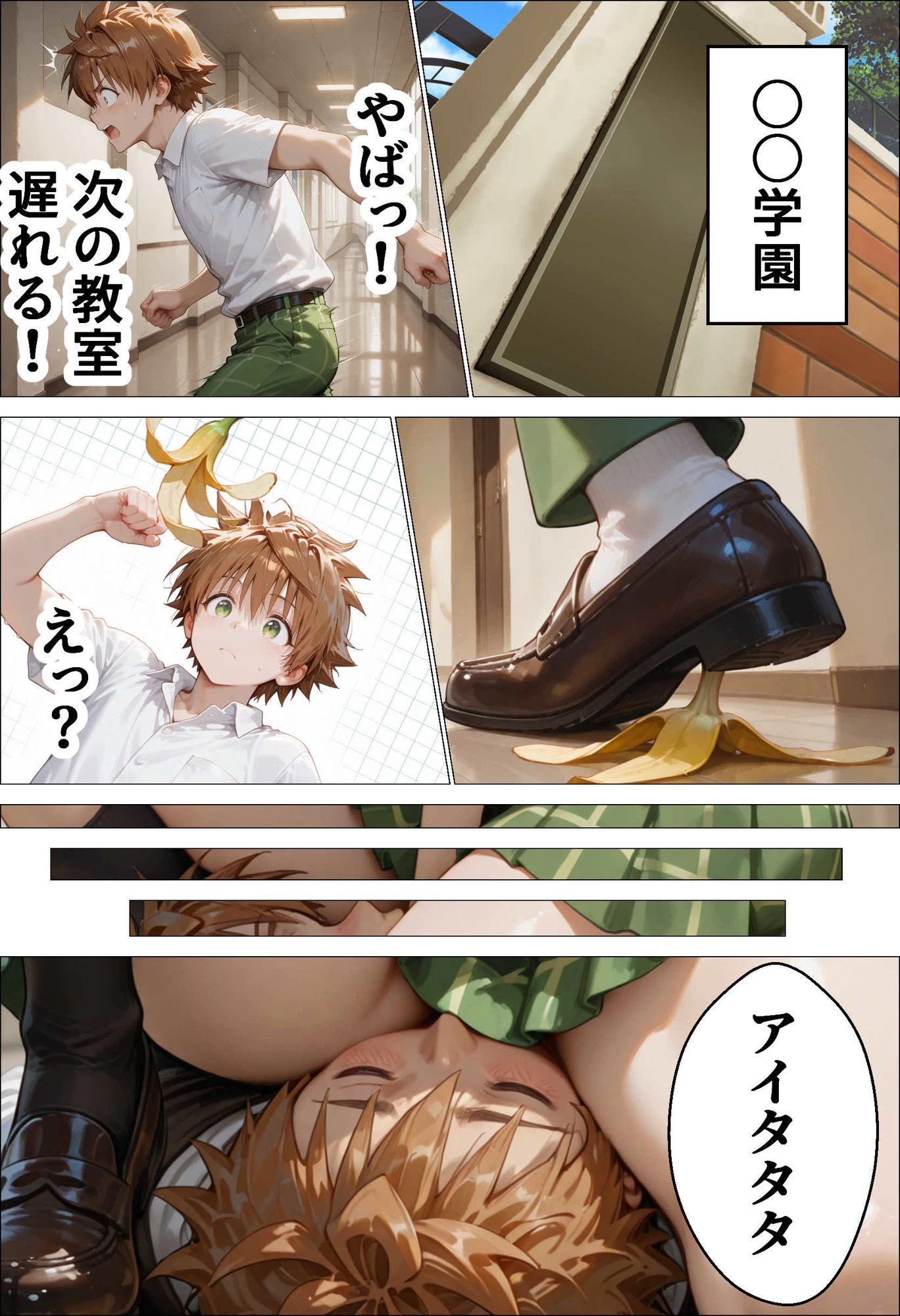 d_616468 | 催●種付け学園 緊縛調教ボテ腹肉便器科へようこそ  西連寺〇菜と古〇川唯編【AI魔法おじさん】 - サンプル画像5