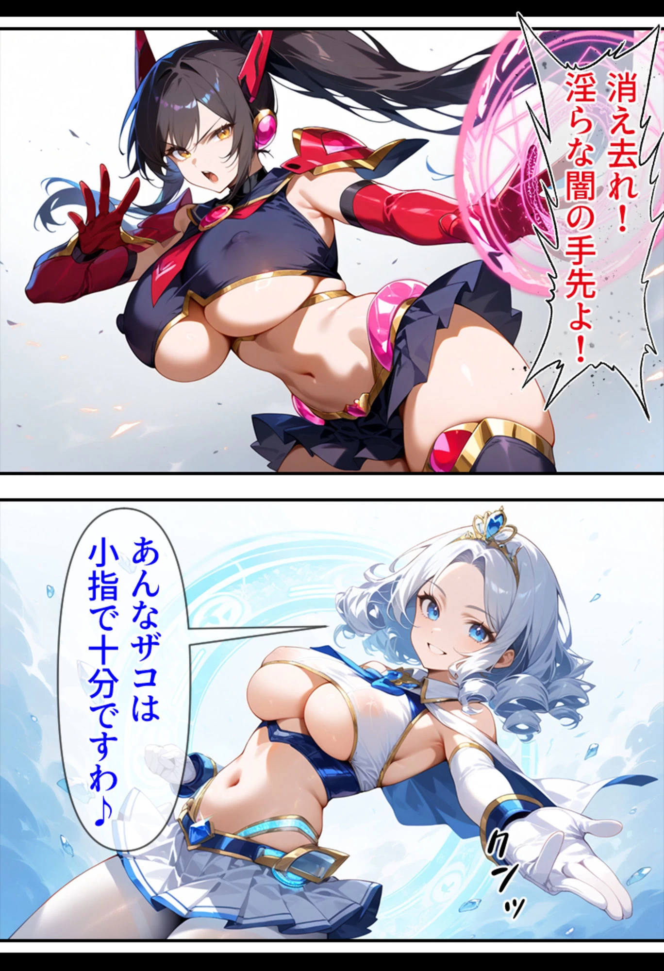 d_624267 | 神聖戦姫セレスギア〜絶対服従！！AV契約魔法の罠〜【テンタクルズ】 - サンプル画像1