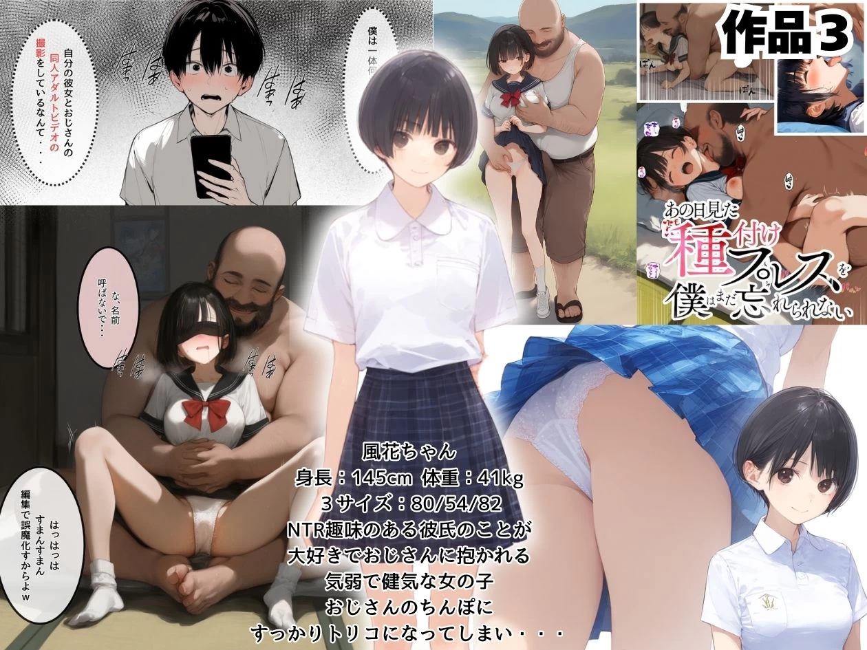 d_624689 | 【総集編】透明感のある美少女4人をおじさんちんぽでずっぽずぽに大満喫しちゃうぞ！すぺしゃる！！全4作品【種付け出版】 - サンプル画像7