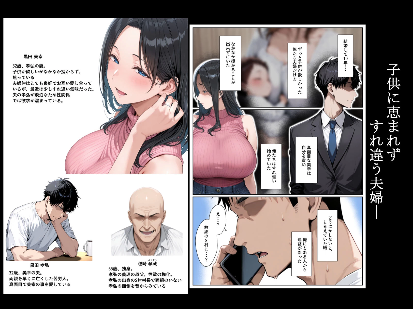 d_633746 | 子供を欲しがる俺の妻がなぜかドスケベ巫女服でNTRれた件【きょこーの王国】 - サンプル画像1