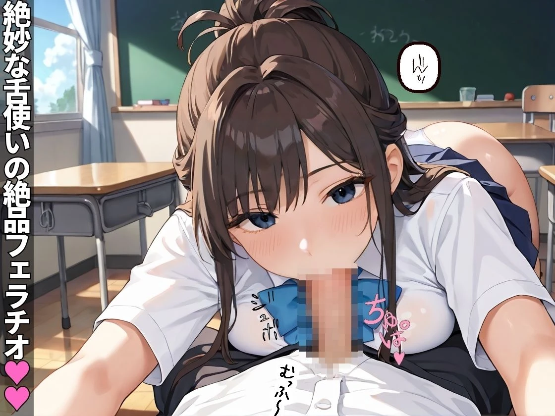 d_640399 | 僕のチ〇ポを弄ぶ淫乱一軍女子〜痴女の誘惑にあえなく快楽堕ち〜【女子校生】【NTR】【射精管理】【全ページ擬音付き】【CG500枚】【アーナルデ・シメツケネッガー】 - サンプル画像4