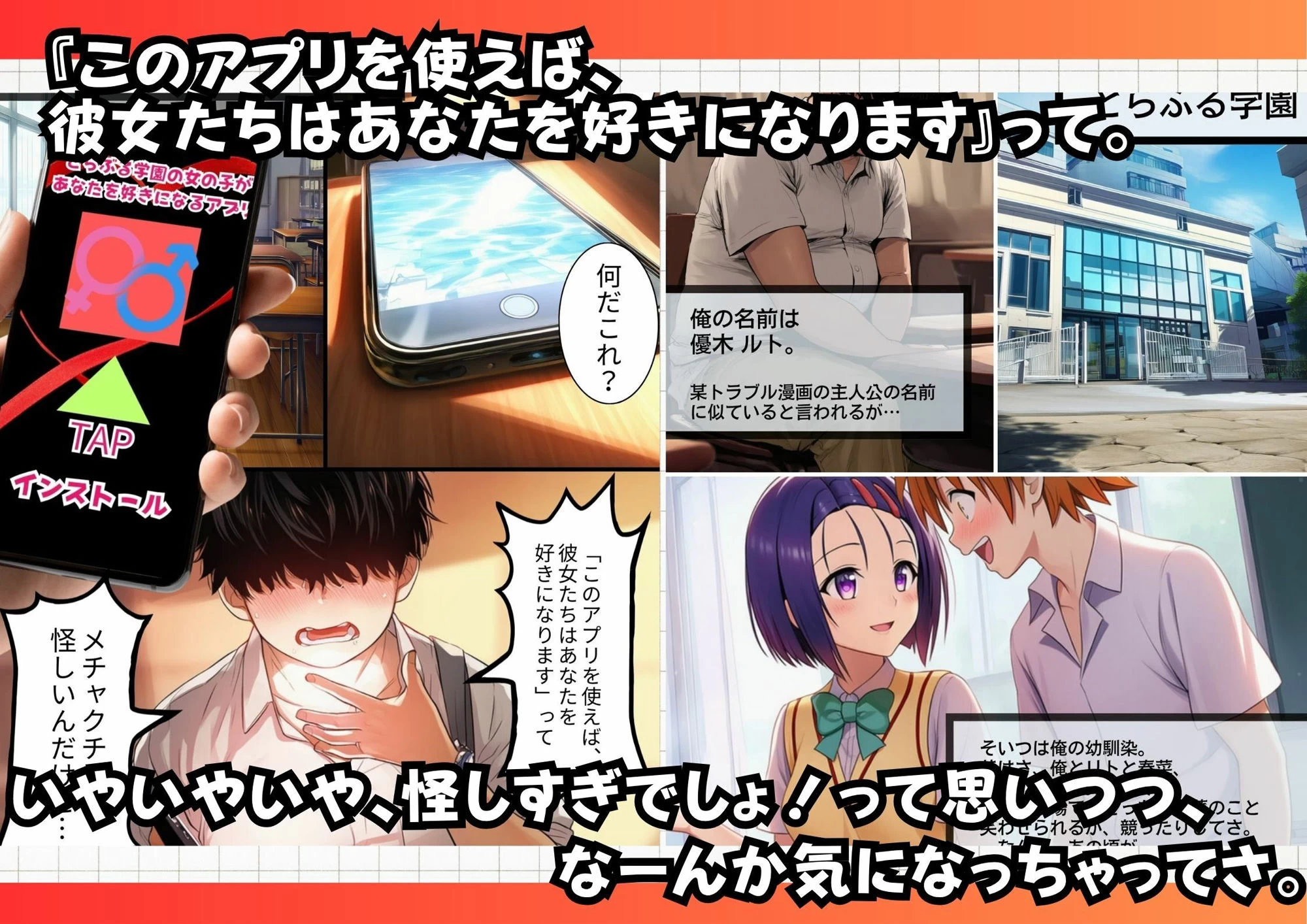 d_641936 | とらぶる学園催●アプリ【AI欲イラスト屋さん：わんたんめん】 - サンプル画像1
