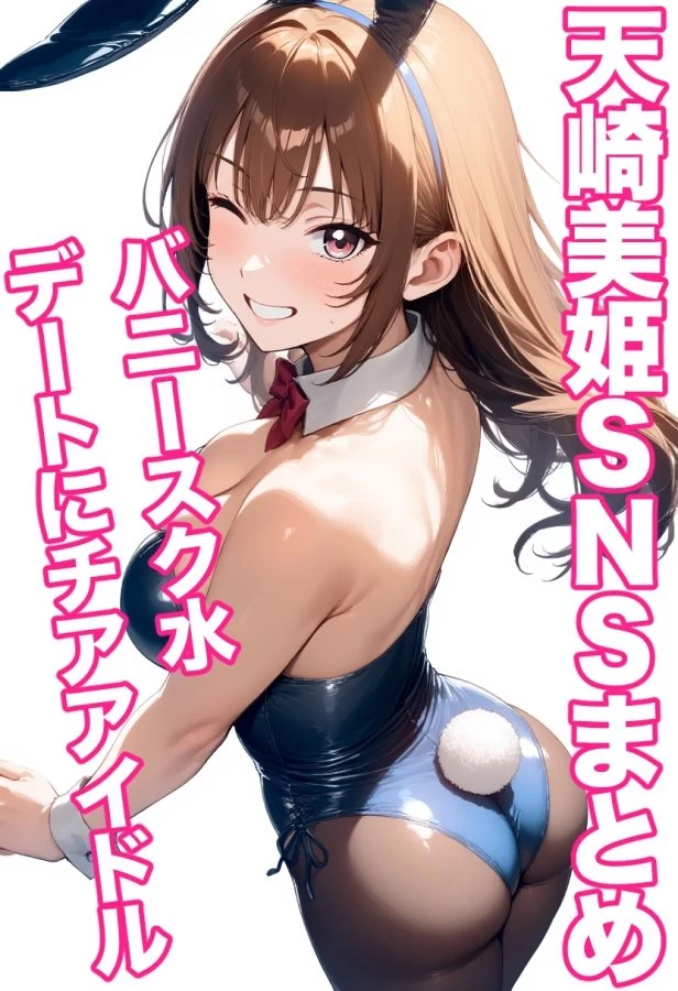 d_642174 | 天崎美姫S N S まとめ バニースク水デートにチアアイドル【ミックス ステーション】 - サンプル画像1