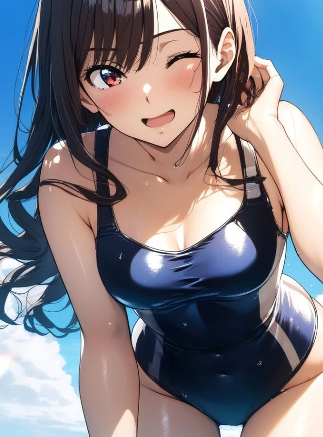 d_642174 | 天崎美姫S N S まとめ バニースク水デートにチアアイドル【ミックス ステーション】 - サンプル画像3