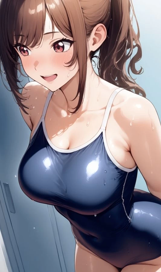 d_642174 | 天崎美姫S N S まとめ バニースク水デートにチアアイドル【ミックス ステーション】 - サンプル画像9