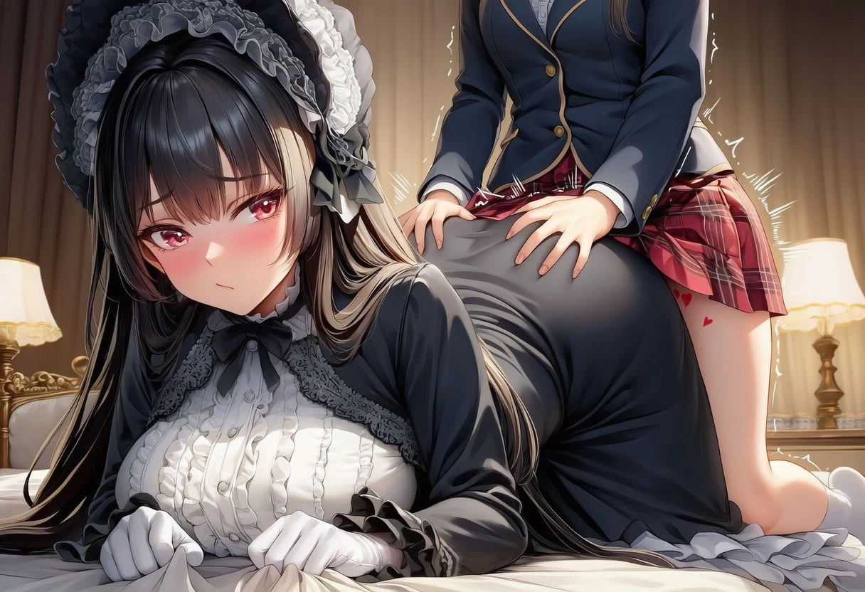 d_642362 | 【完全着衣】射精サポートメイド〜尻埋まり〜【リオ＠制服少女】 - サンプル画像10