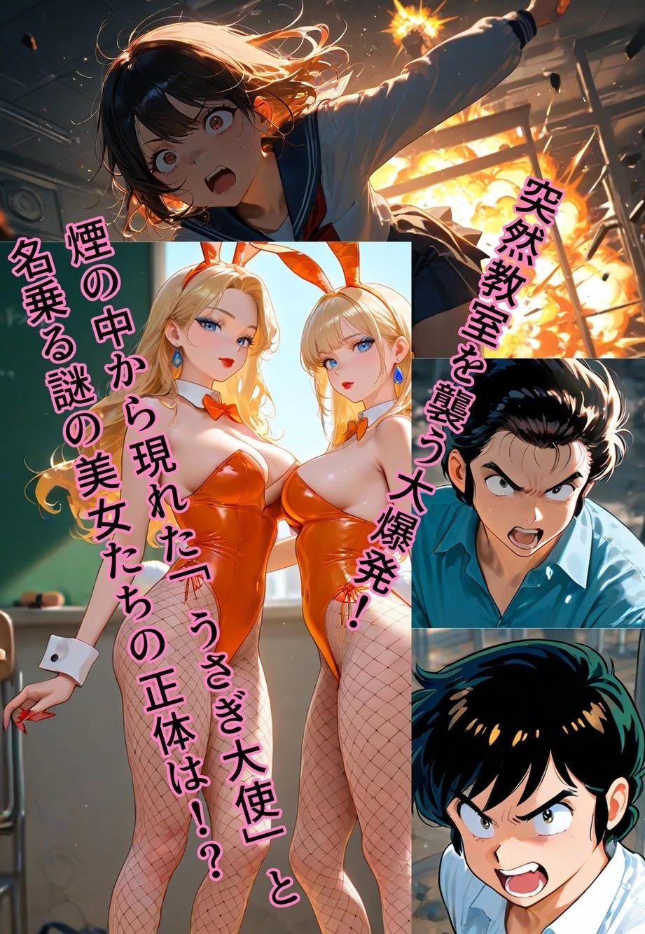 d_642677 | うさぎ大使降臨！？〜バニー（♂）1000年契約で大パニック！〜【真城の秘宝館】 - サンプル画像1