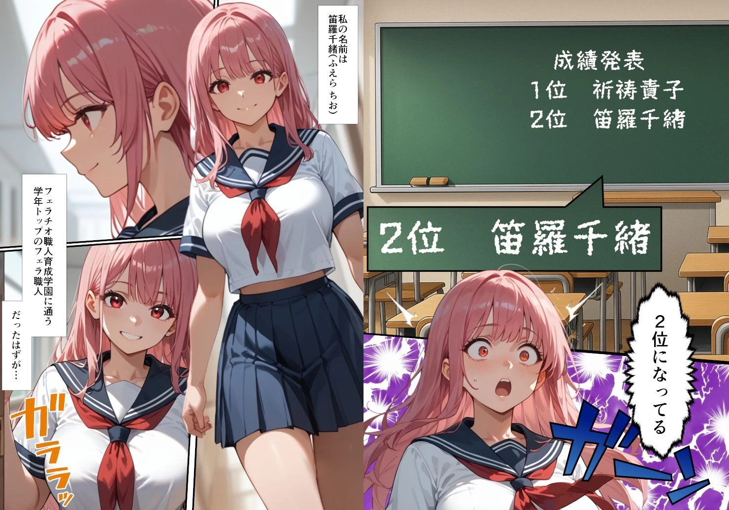 d_646196 | フェラチオ職人育成学園【ピココミック】 - サンプル画像2