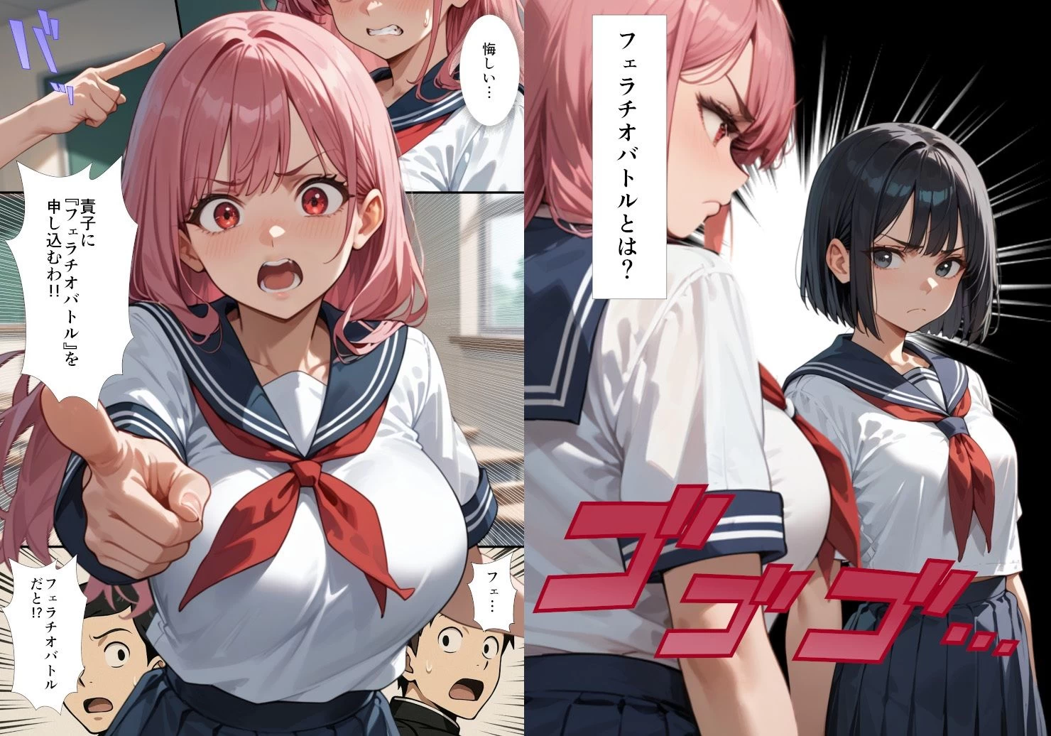 d_646196 | フェラチオ職人育成学園【ピココミック】 - サンプル画像4