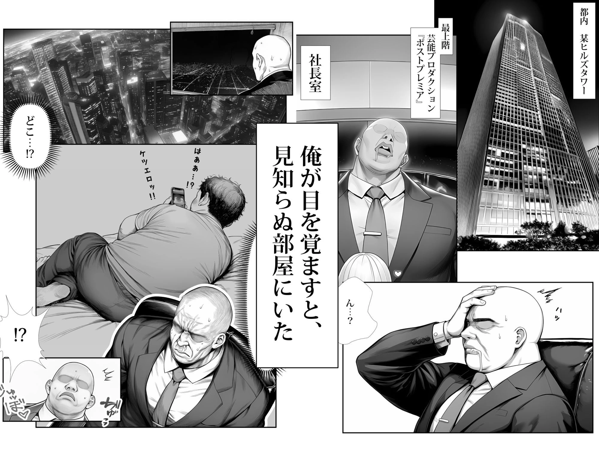 d_652313 | 大手芸能プロダクション社長に転生したおじさん、 アイドルや美女社員たちから枕営業持ちかけられて中出しセックスしまくる【夜あくび小隊】 - サンプル画像1