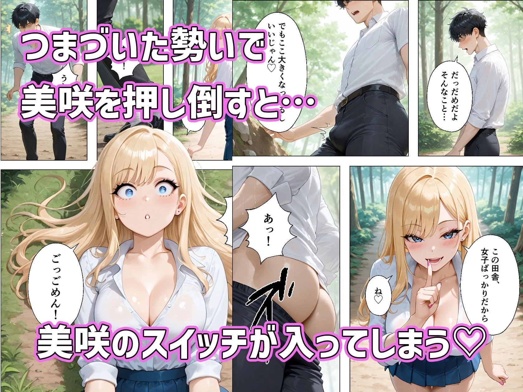 d_656883 | 転校したらギャルしかいなかった話【ぱらだいす】 - サンプル画像4