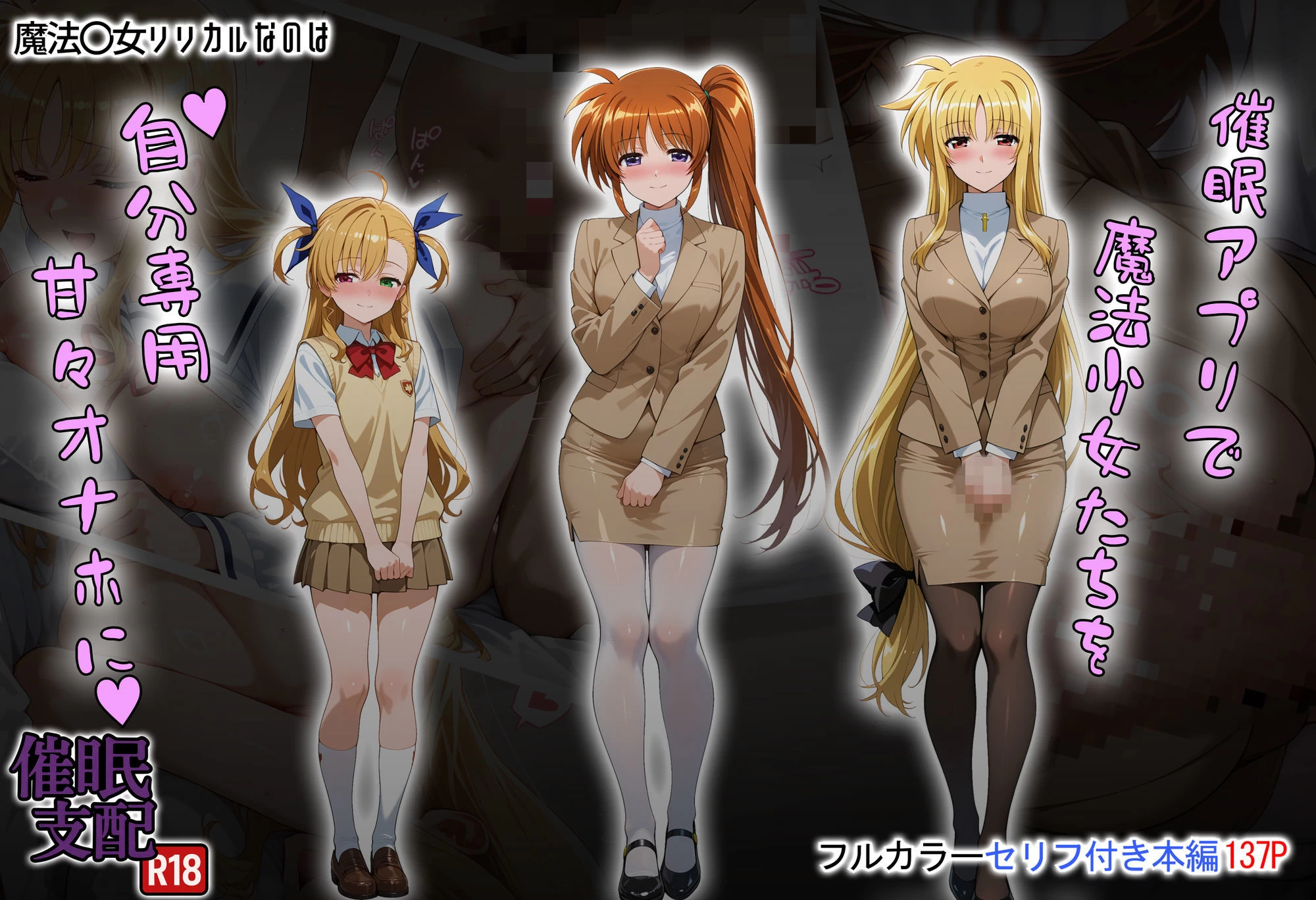 d_658920 | 催●アプリで魔法少女たちを自分専用甘々オナホに【タバタコポン】 - サンプル画像1