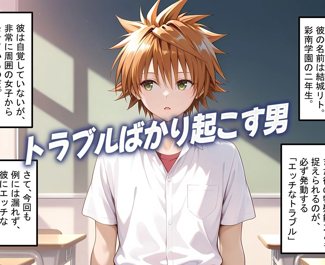 d_663418 | 結城リトのハーレム化計画実現！  前編【10リットルの精子】 - サンプル画像1