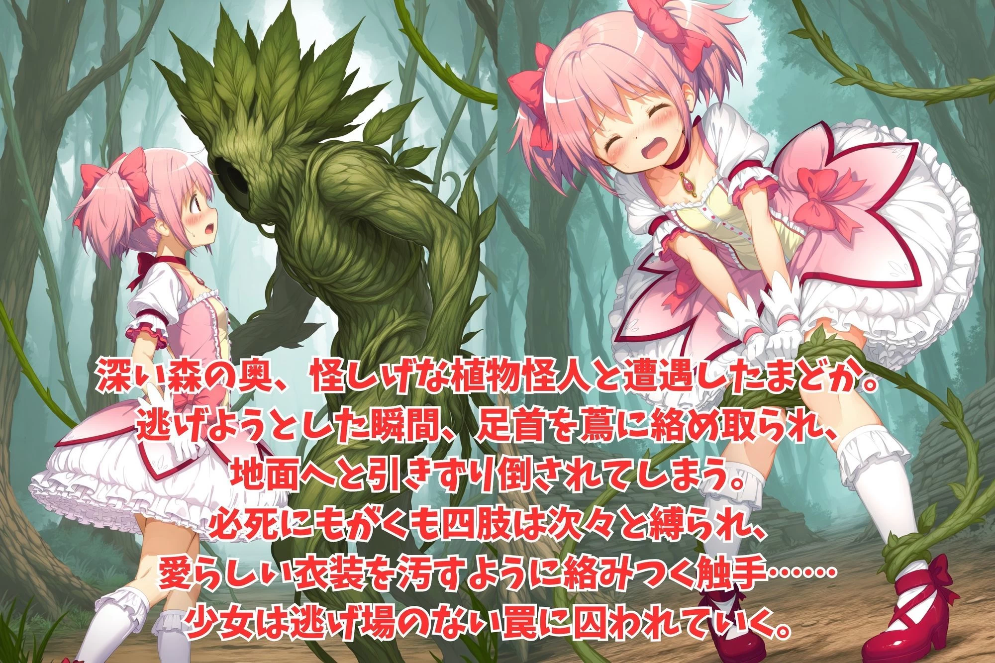 d_664782 | 淫獄の園 ―絡みつく触手と路地裏の獣欲―【絵心あいのAI生成アトリエ】 - サンプル画像1