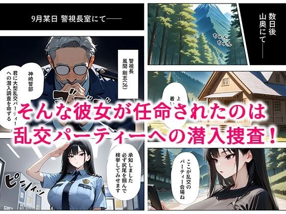 d_664878 | 潜入捜査に失敗した巨乳警官の末路【ぱにぱに】 - サンプル画像2