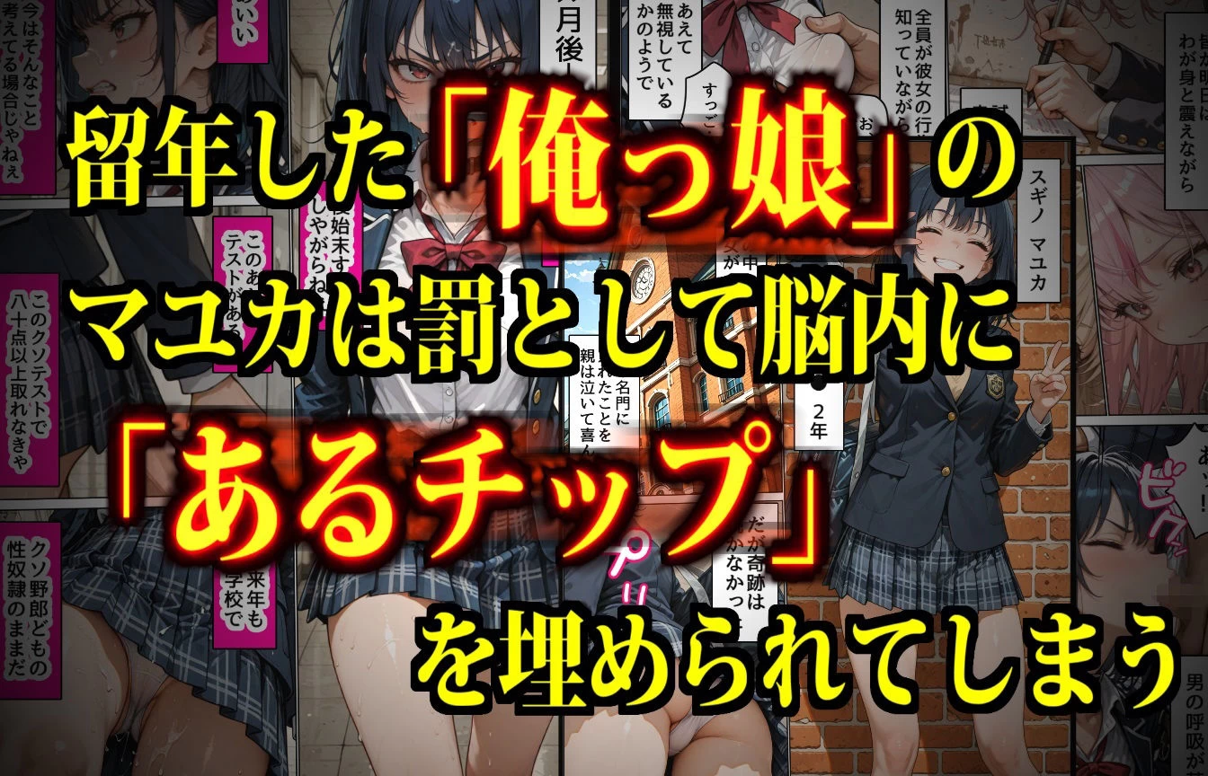 d_665621 | ガンバル俺っ娘オナホール！〜脳内チップに操られた女子生徒で性欲処理するモテない男たち〜【デロデロ】 - サンプル画像2