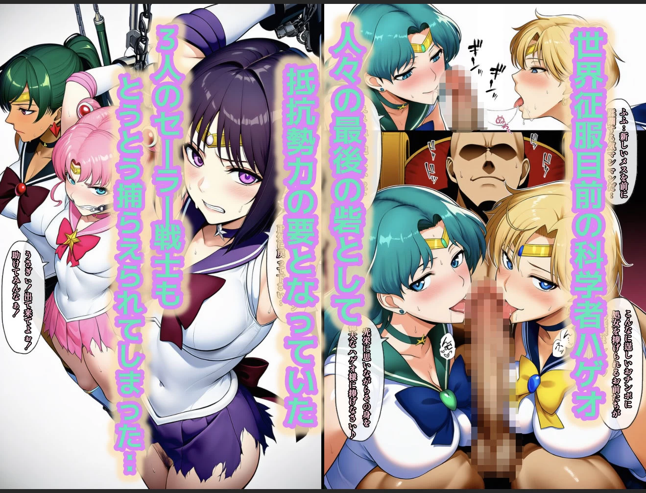 d_667605 | アヘ顔戦士セーラーgirl’s 総集編【ぴんぴん丸】 - サンプル画像2