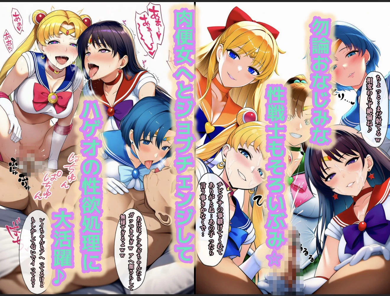 d_667605 | アヘ顔戦士セーラーgirl’s 総集編【ぴんぴん丸】 - サンプル画像7