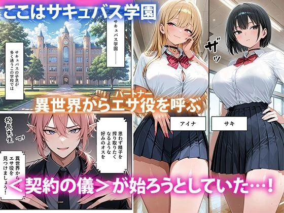 d_667725 | サキュバスJ◯ ギャルの専属エサ役になりました【ぱにぱに】 - サンプル画像1