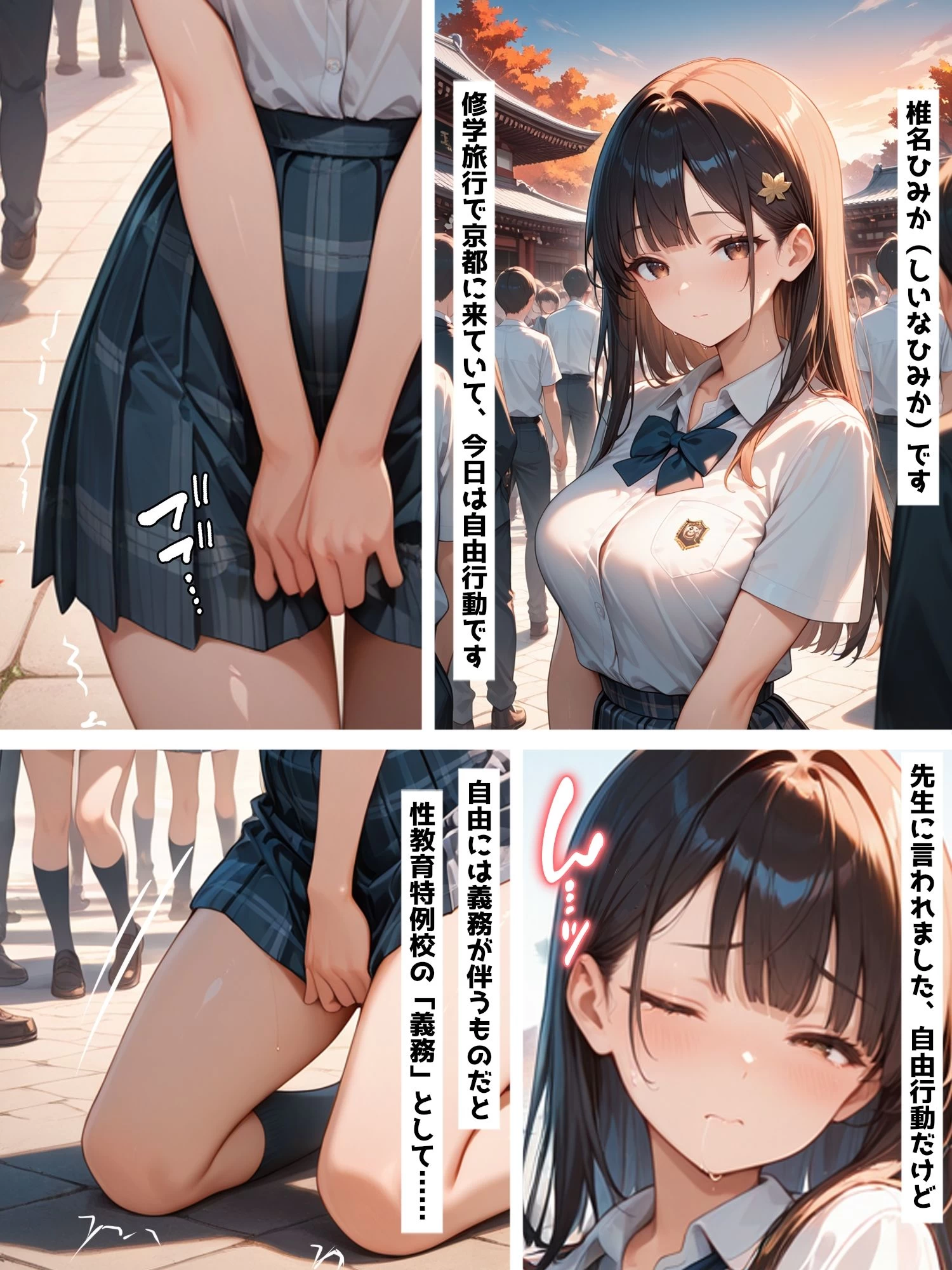 d_668100 | 性教育学園X やりまくり！修学旅行編 vol.44【セリフ入有】【彗星レコード】 - サンプル画像1