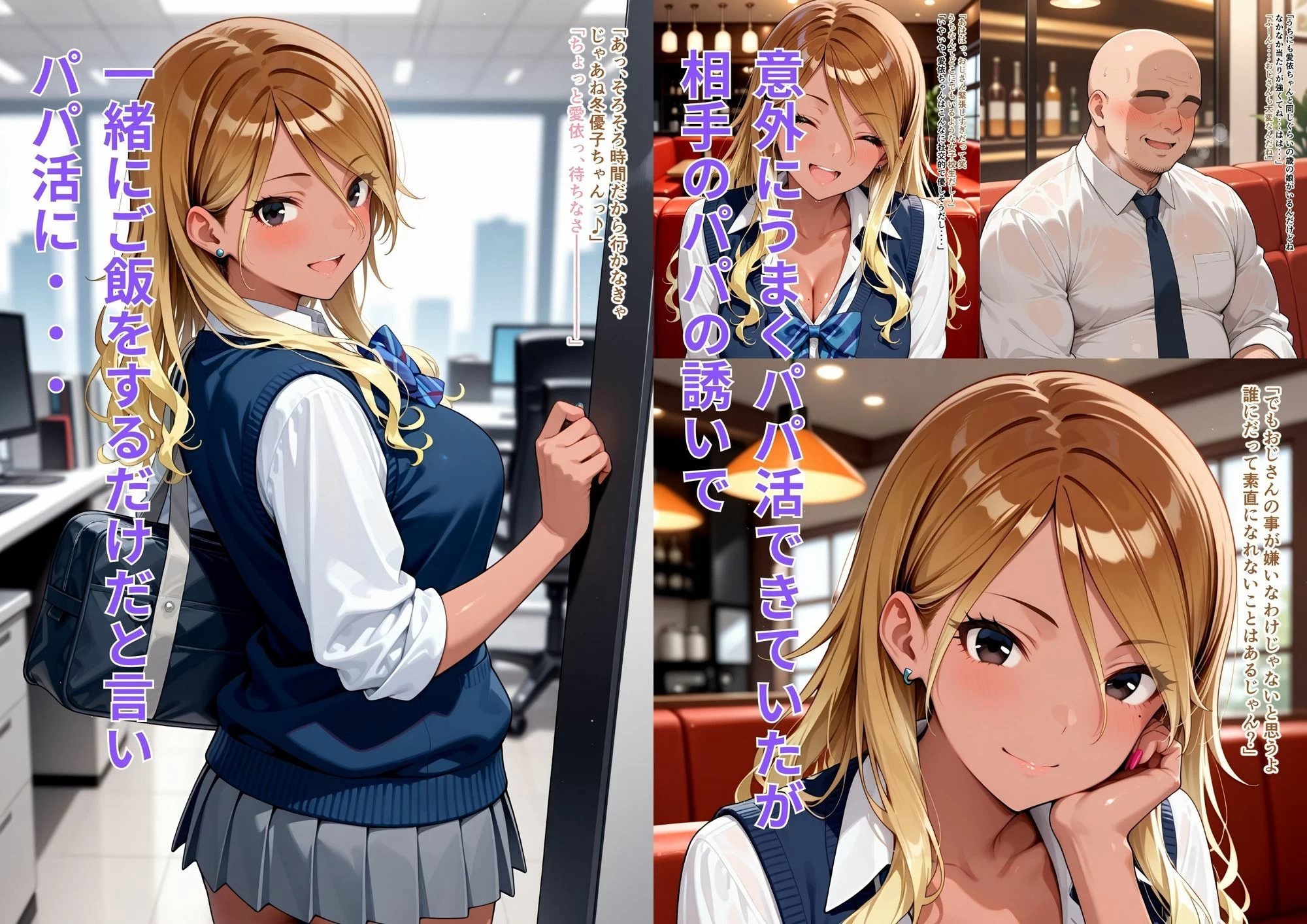 d_669013 | クールなギャルの本性  スキピとパパ活しちゃうガチビッチギャル【はやふ】 - サンプル画像2