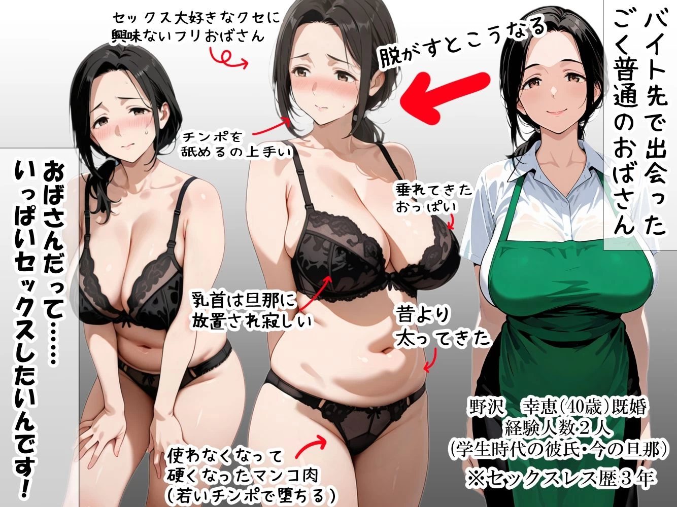 d_674126 | バイト先のパート主婦（40歳）を、 お持ち帰りしたら…欲求不満の膣は硬いチンポ一本即墜ちオナホ化   野沢幸恵（40歳）セックスレス歴・3年【ママか人妻か。】 - サンプル画像5