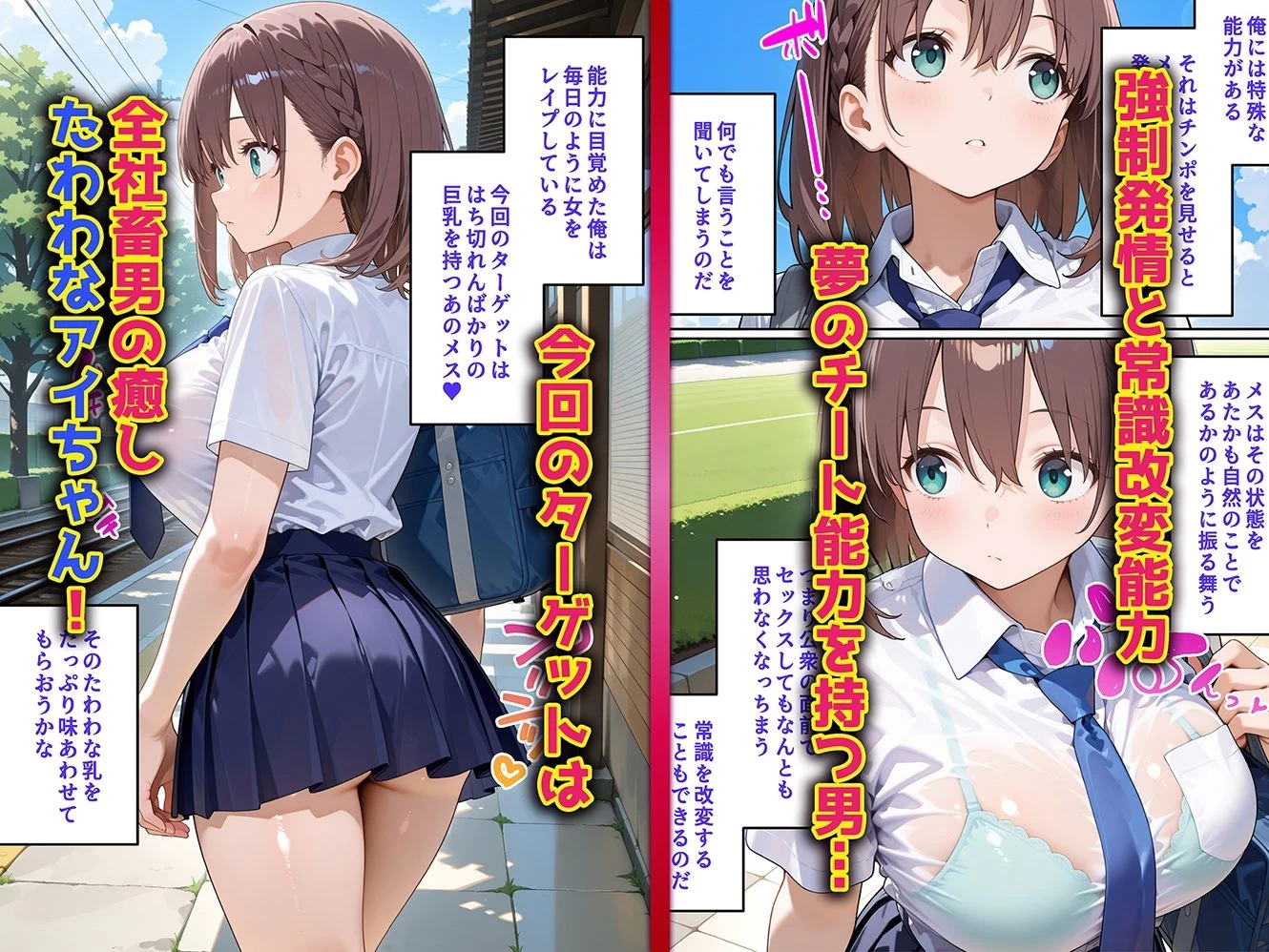 d_675234 | 母娘姦  たわわな親子編【ぴーちかくてる】 - サンプル画像1