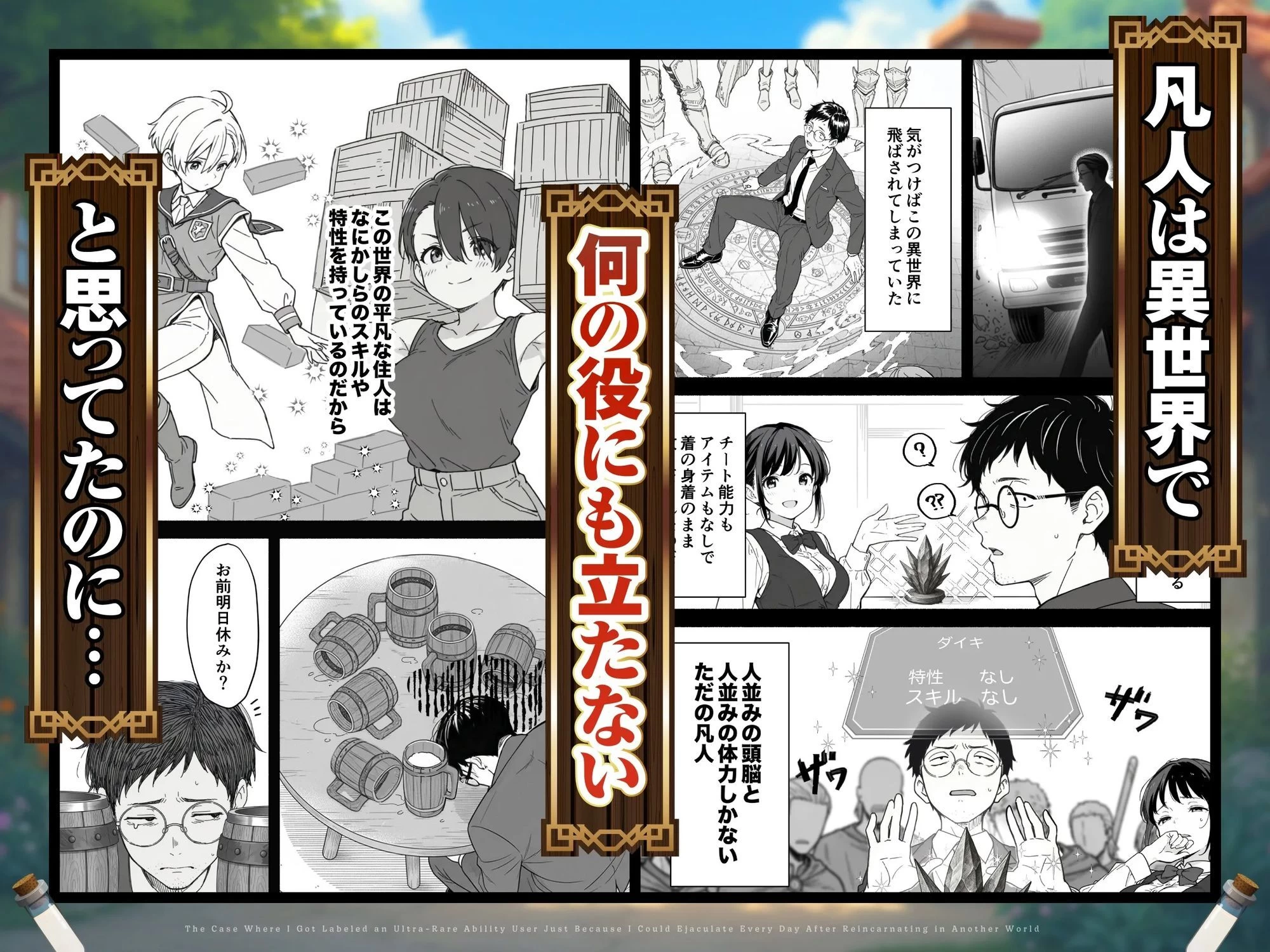 d_677391 | 異世界転生したら毎日射精できるというだけで激レア能力者認定された件【COMICアイル】 - サンプル画像1