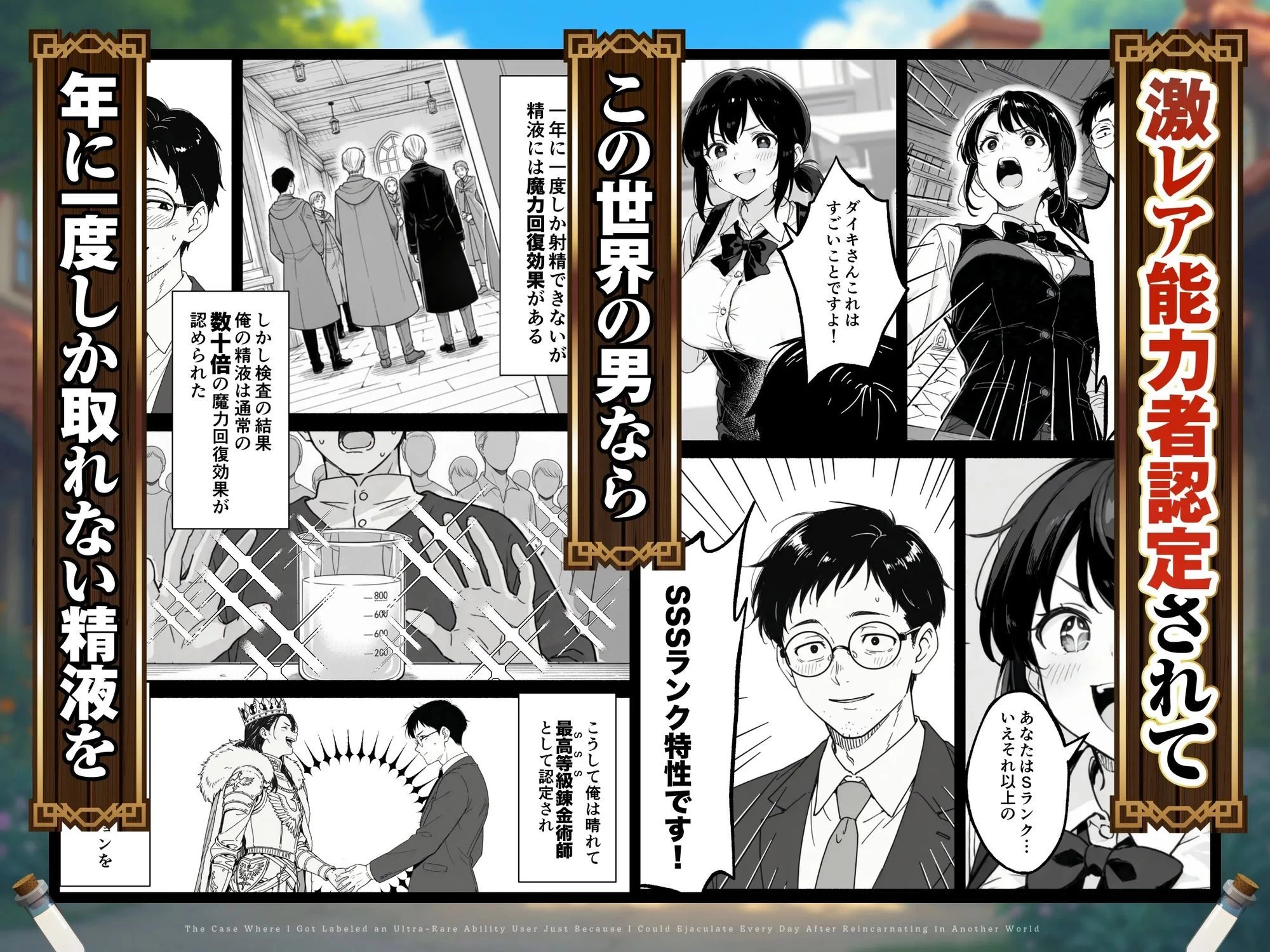 d_677391 | 異世界転生したら毎日射精できるというだけで激レア能力者認定された件【COMICアイル】 - サンプル画像3