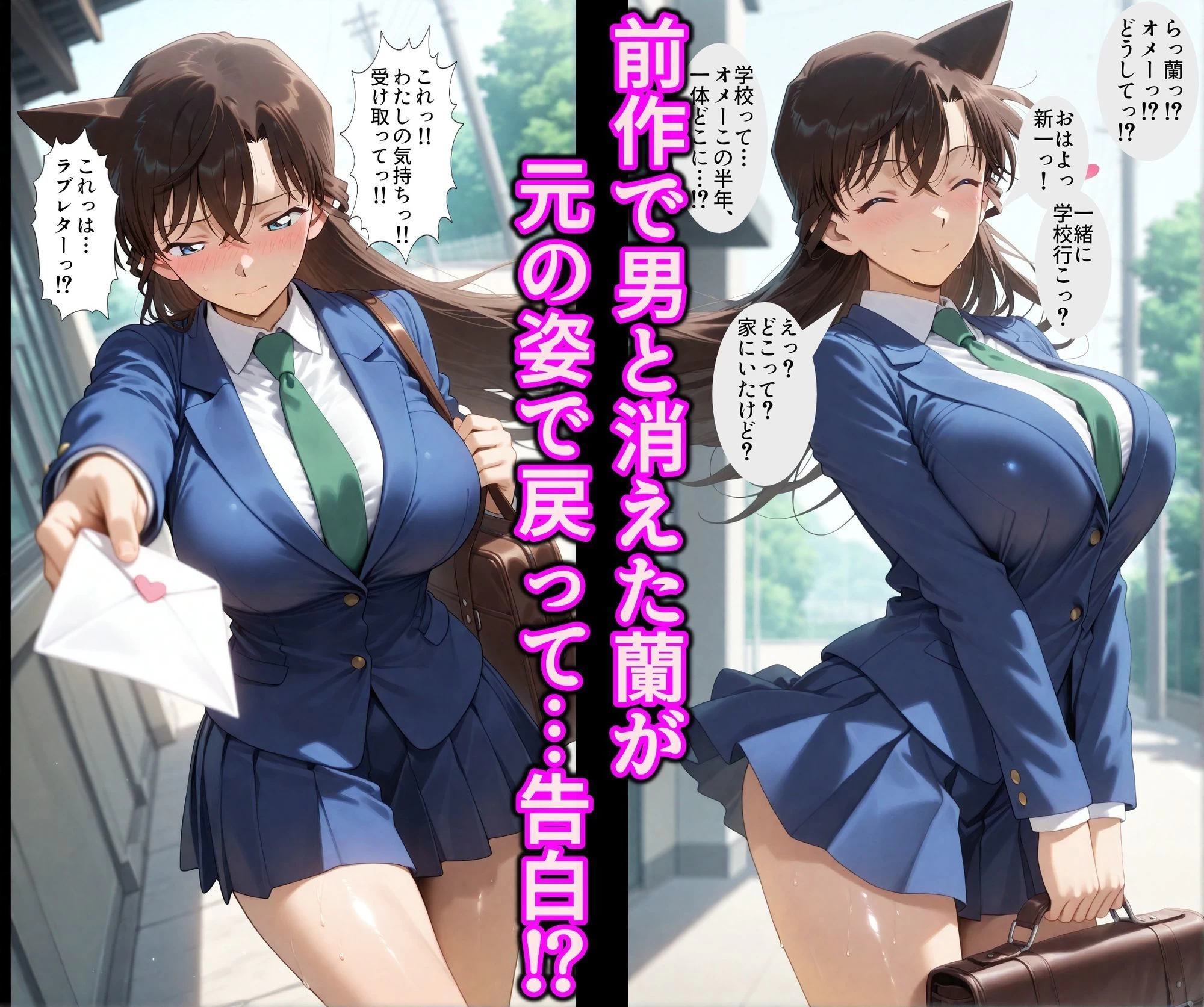 d_677737 | 続・洗脳魔眼番外編！！戻ってきた調教済みの幼馴染 告られて受け入れた結果？やっぱりNTRかよっ！！【アヘ顔好き集まれ！！ぬき処・朱作】 - サンプル画像1