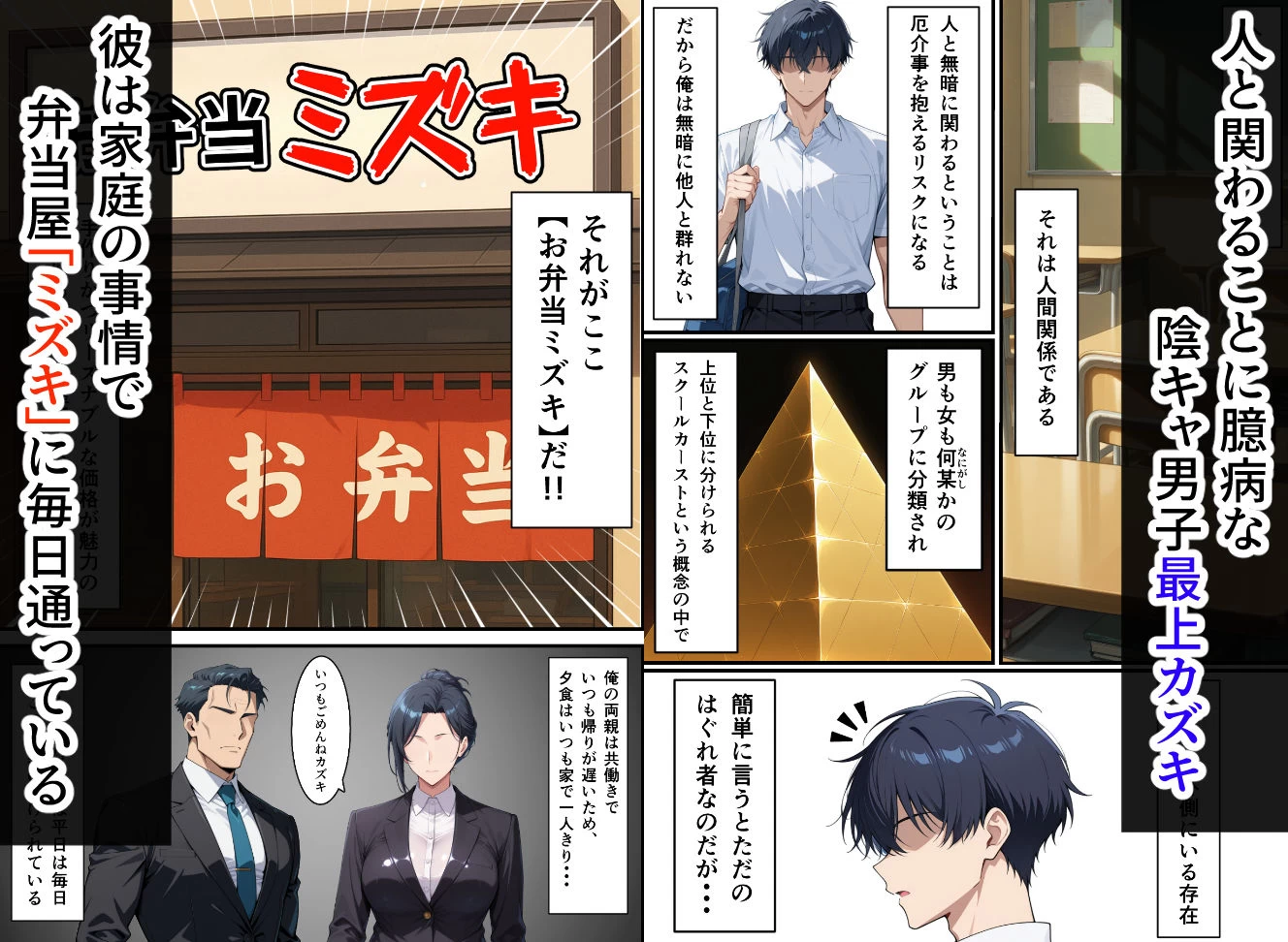 d_677763 | 毎日通っている弁当屋の娘が同じクラスの黒ギャルだった話【無銘の刀】 - サンプル画像1