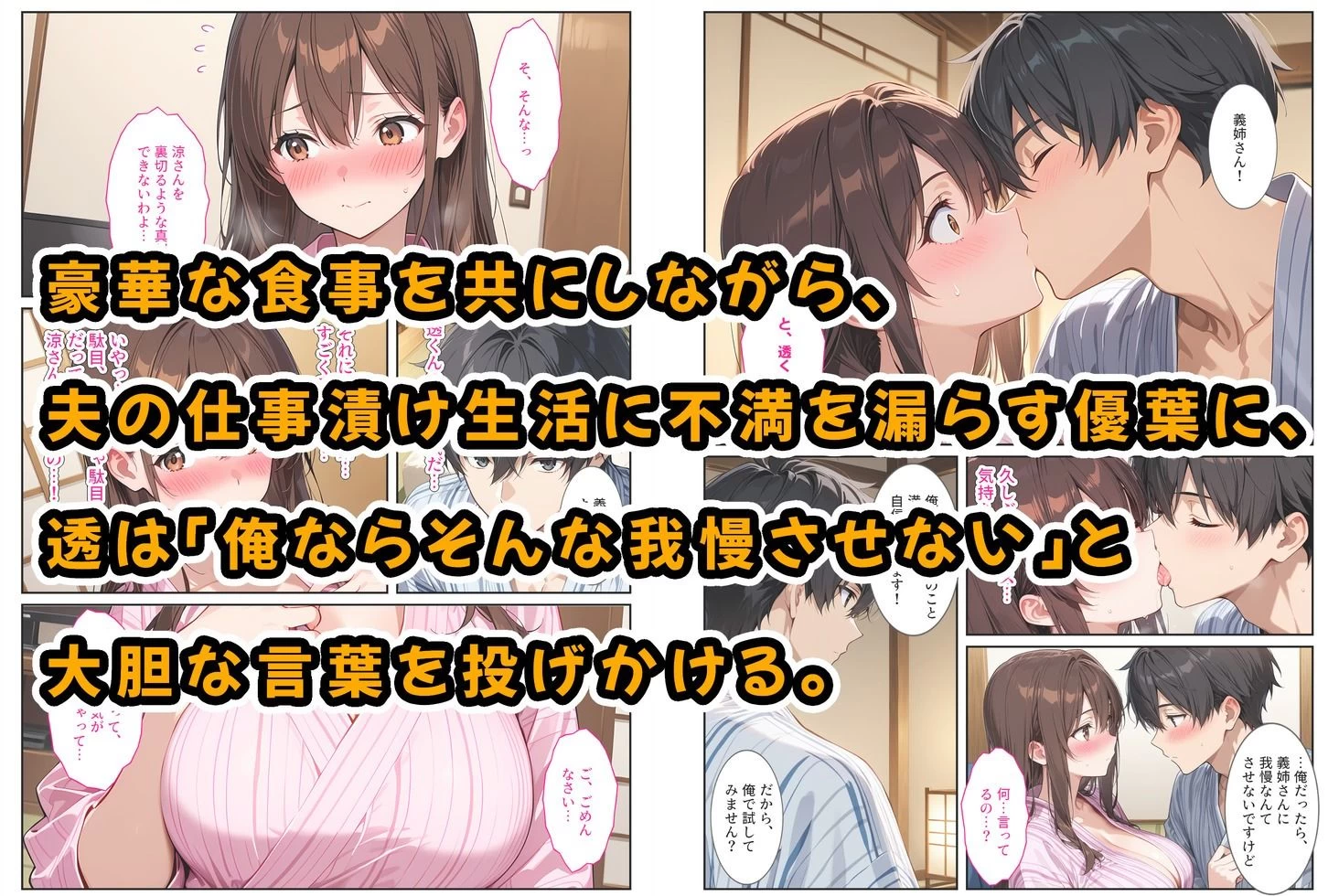 d_677942 | 夫の弟に種付けされて孕んだので、夫を騙して産むことにしました。【StudioSR（妹･人妻･巨乳推し）】 - サンプル画像4