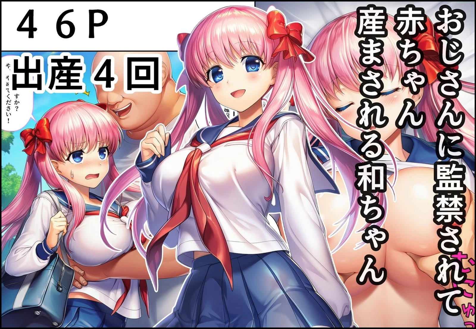 d_678972 | おじさんに監禁されて赤ちゃん産まされる和ちゃん【産め産め帝国】 - サンプル画像1