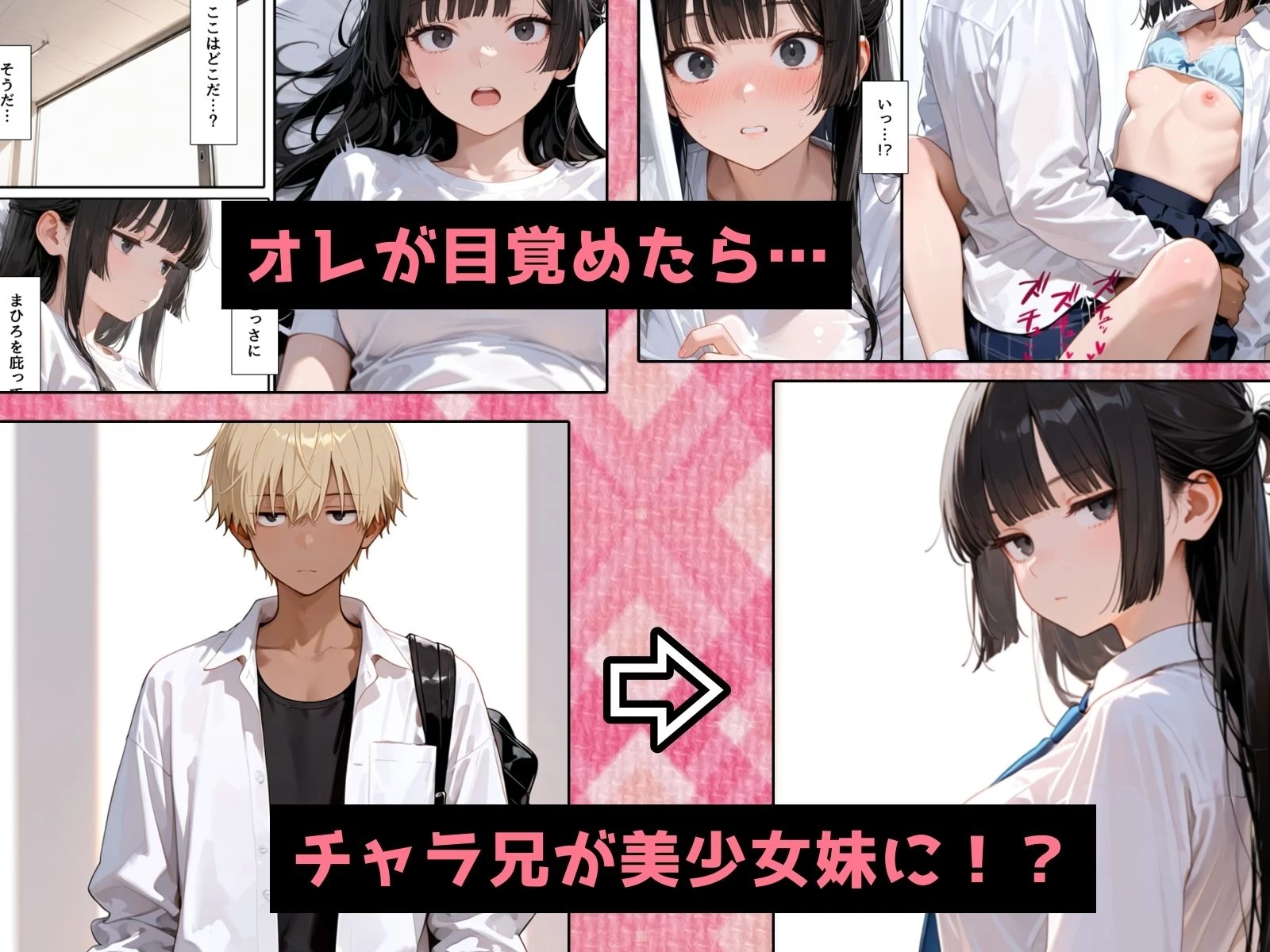 d_680254 | TS兄妹2〜入れ替わった妹がヤリチン化した件〜【チョコラッテ】 - サンプル画像4