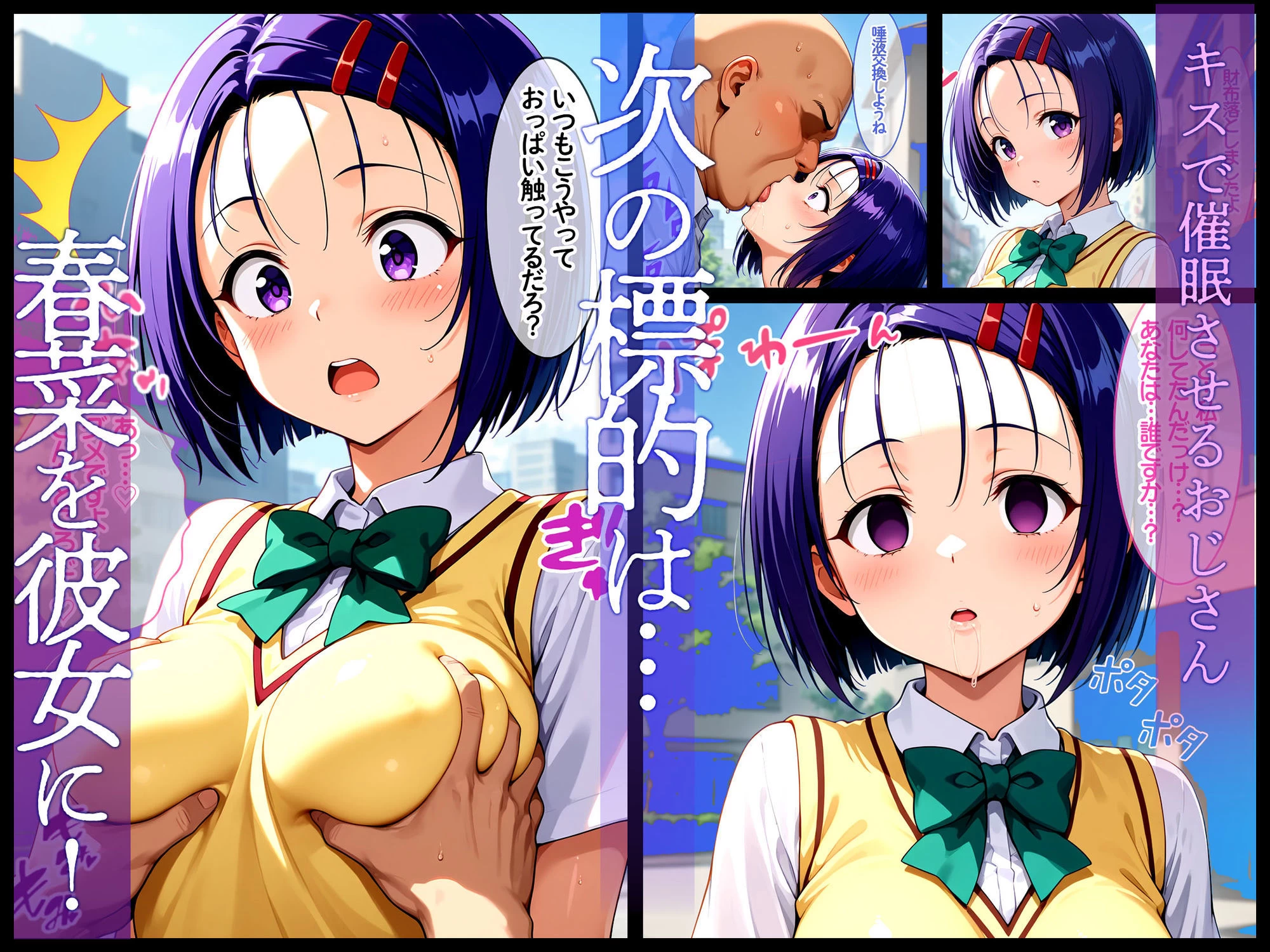 d_685919 | わたしの彼氏がエロ過ぎて…キスで催● 彼女をビッチ調教  〜前編〜【Residence】 - サンプル画像1