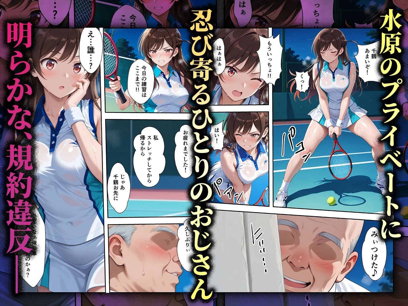 d_689540 | 【コミック】心堕浸食_清楚で一途な水〇千鶴がおじさんのち〇ぽに陥落するなんて…【ヒロイン寝取り堕】 - サンプル画像1