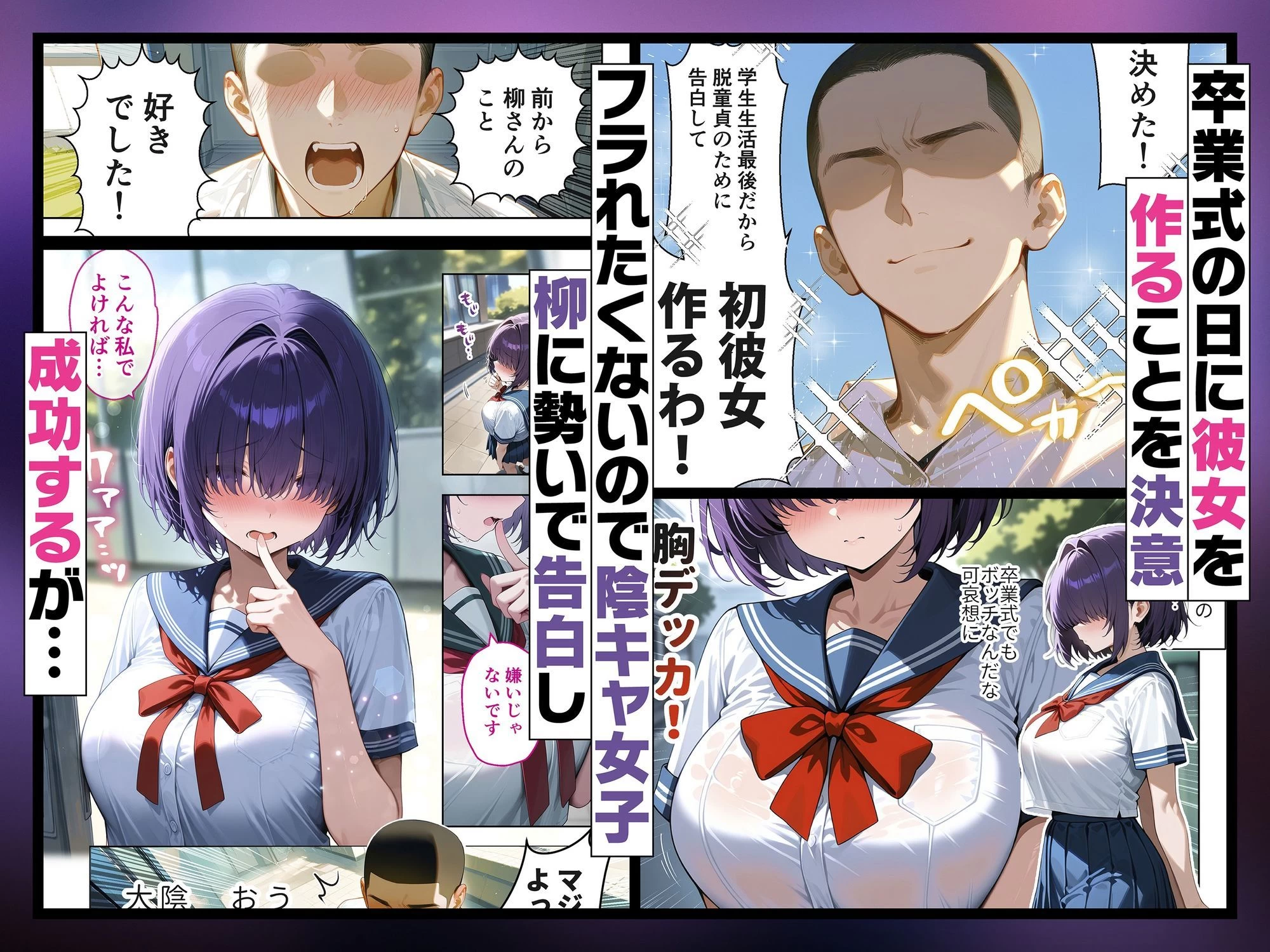 d_691780 | メカクレ陰キャ女子がちょろすぎたので彼女にしてみた話【COMICアイル】 - サンプル画像1