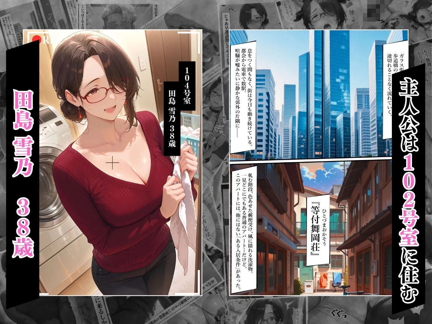 d_691899 | 【4K高画質】人妻限定アパート 102号室 田島雪乃 〜大家のペットになった日編〜【ワーテルLab】 - サンプル画像4