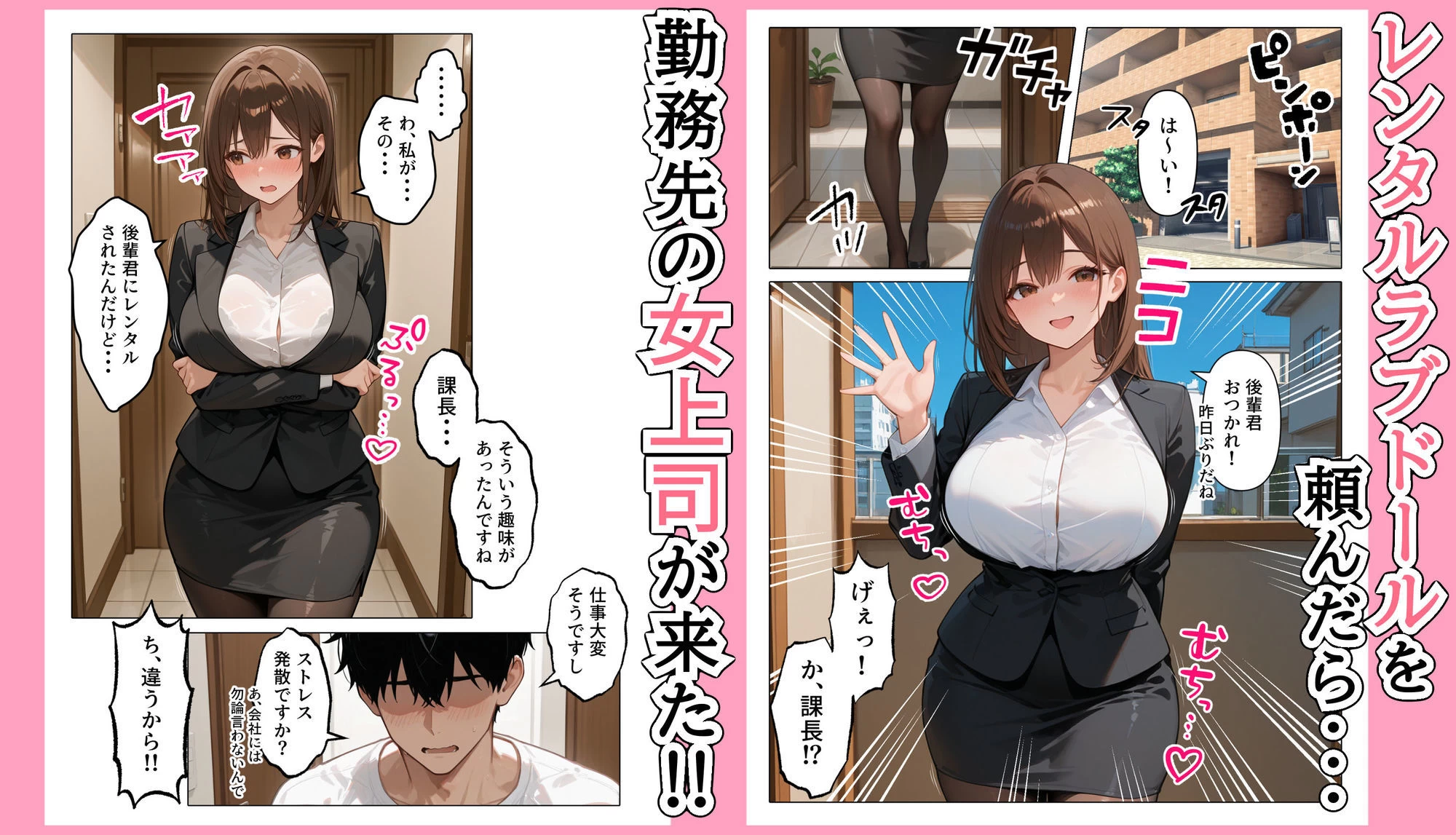 d_694293 | ラブドール頼んだら、女上司が来た【AOI-COMICS】 - サンプル画像1